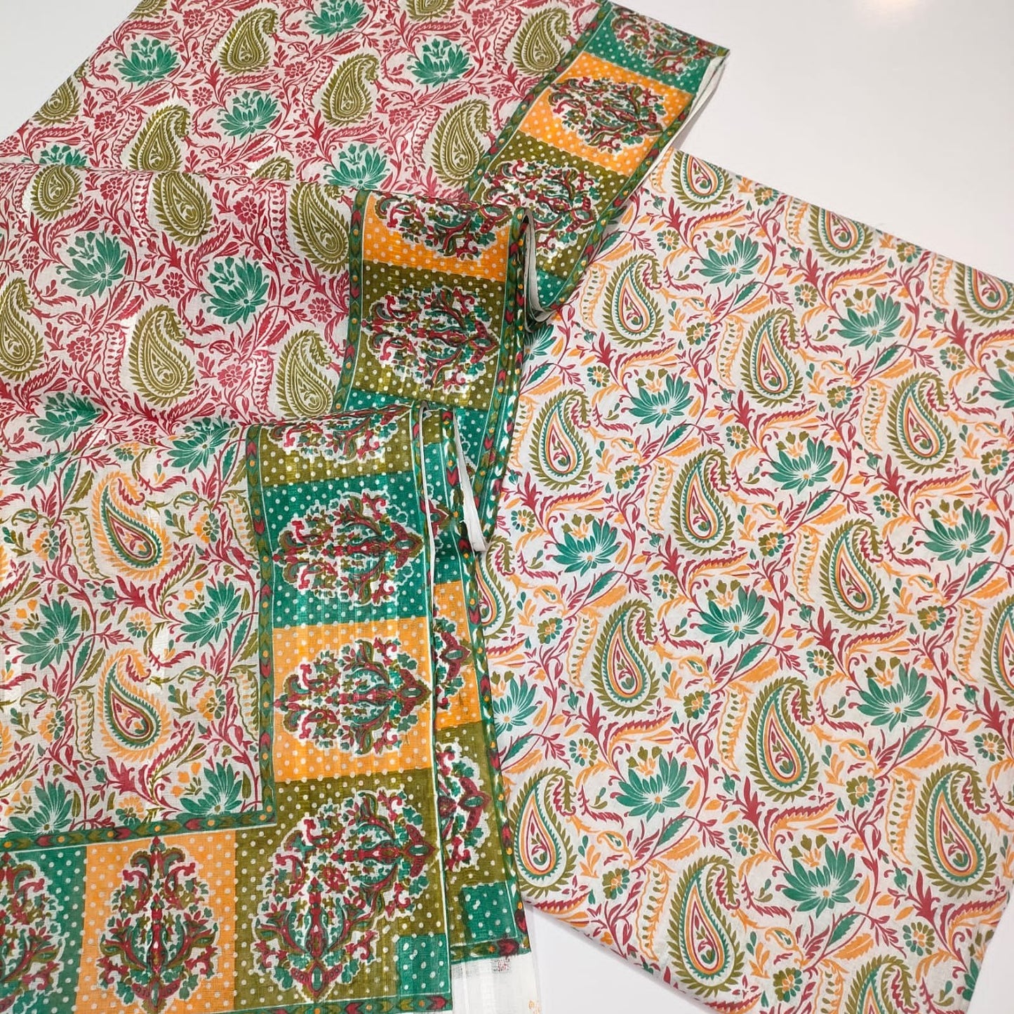 Lawn 2 Piece Block Printed Suits