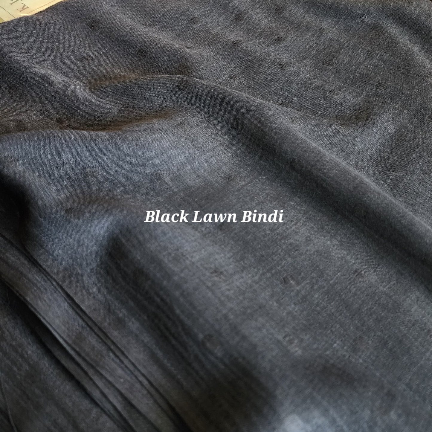 Black Pure Lawn Bindi Dupatta Jet Black Beautiful Lawn Dupatta