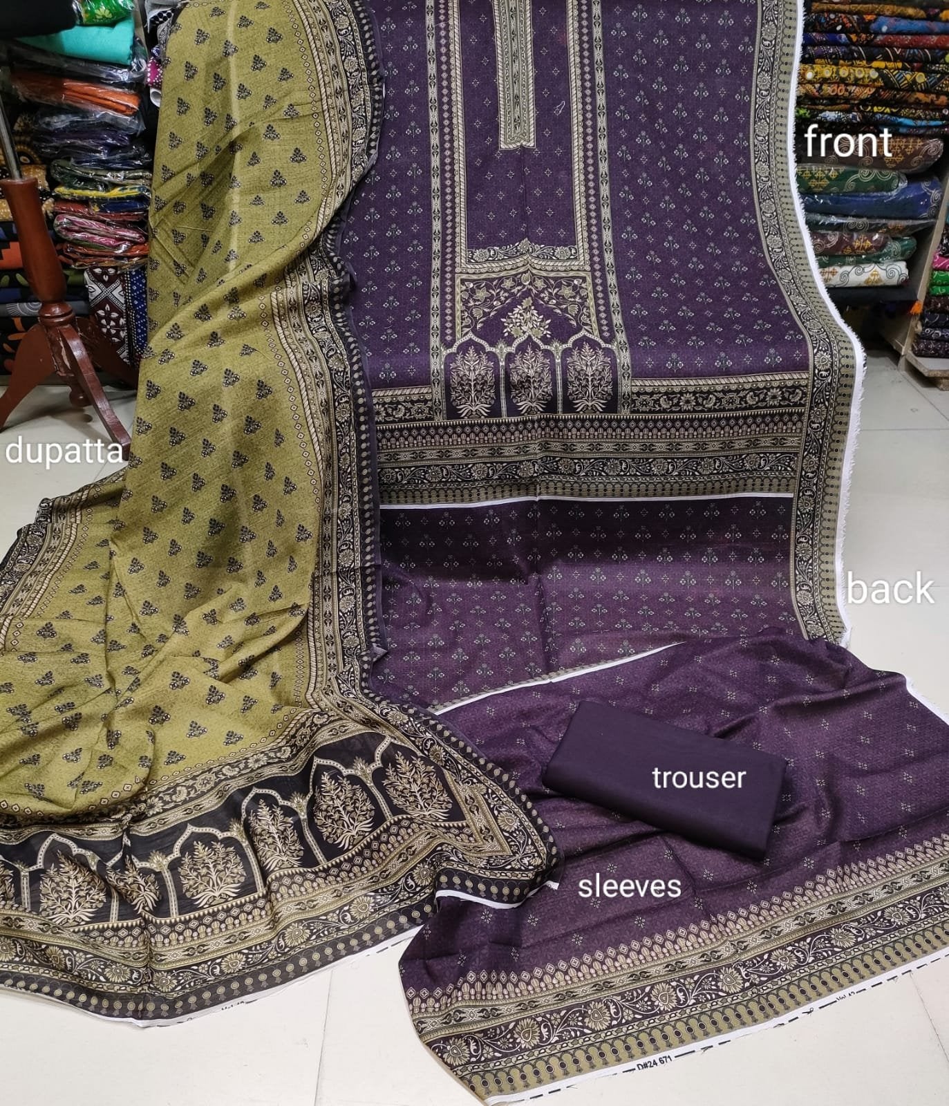 3 Piece Doria Lawn Unstitched Suit