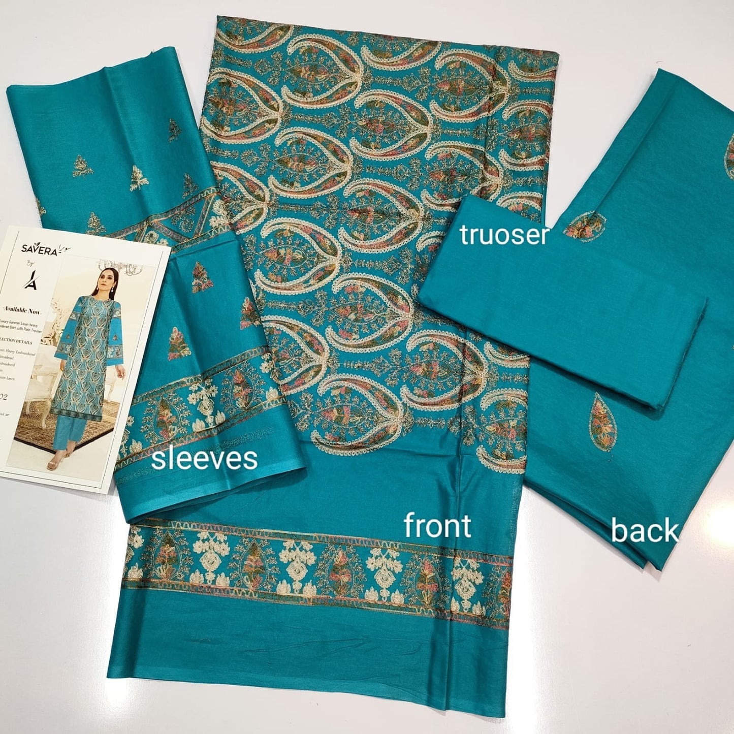2 Piece Summer Breeze Lawn Embroidered Suit Vol 2