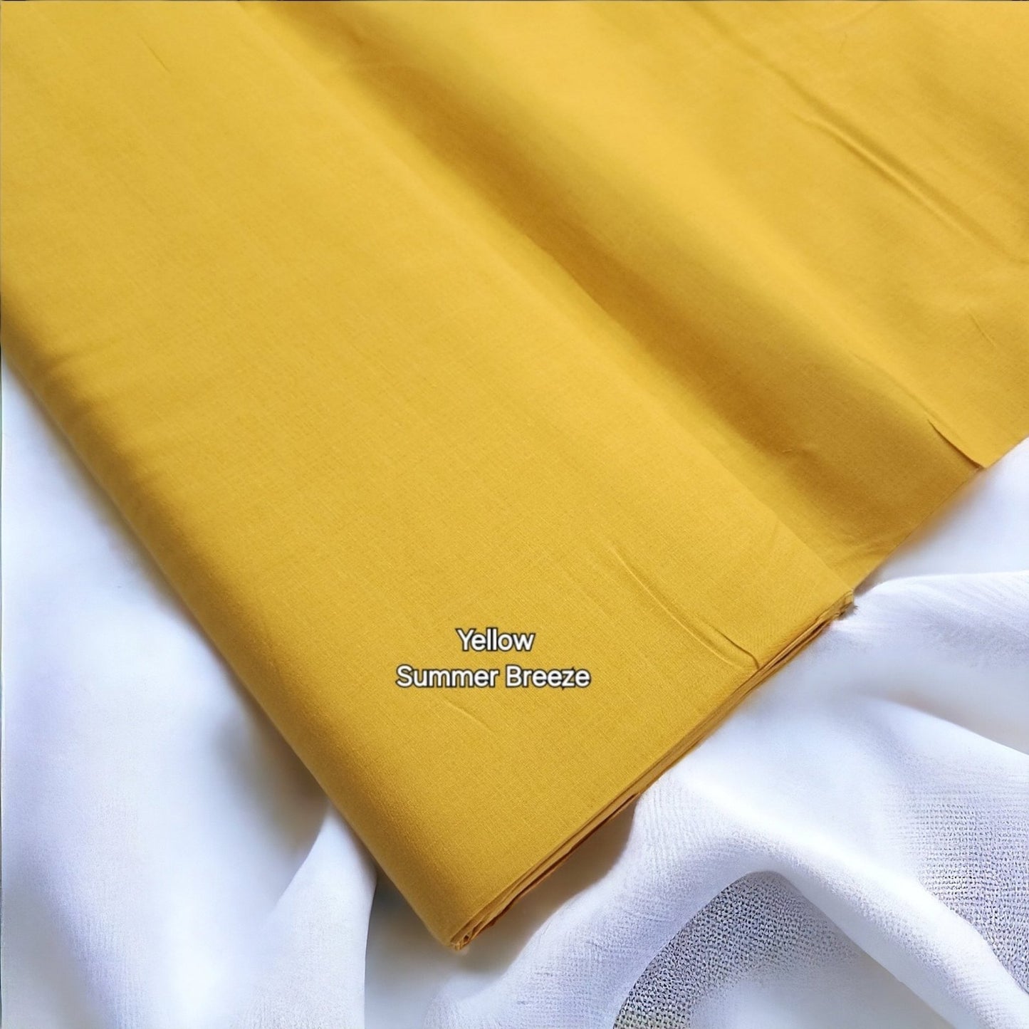 Plain Summer Breeze 2 Pc Suit | Yellow