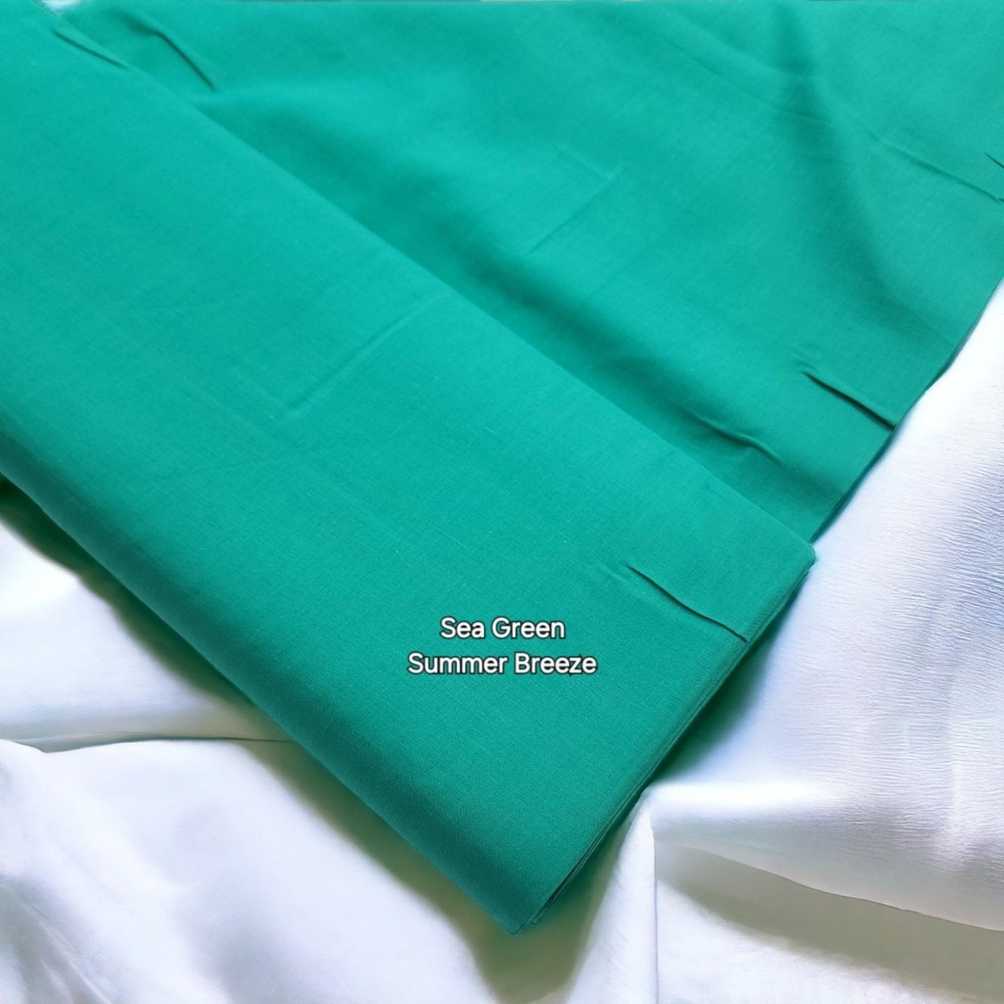 Plain Summer Breeze 2 Pc Suit | Sea Green