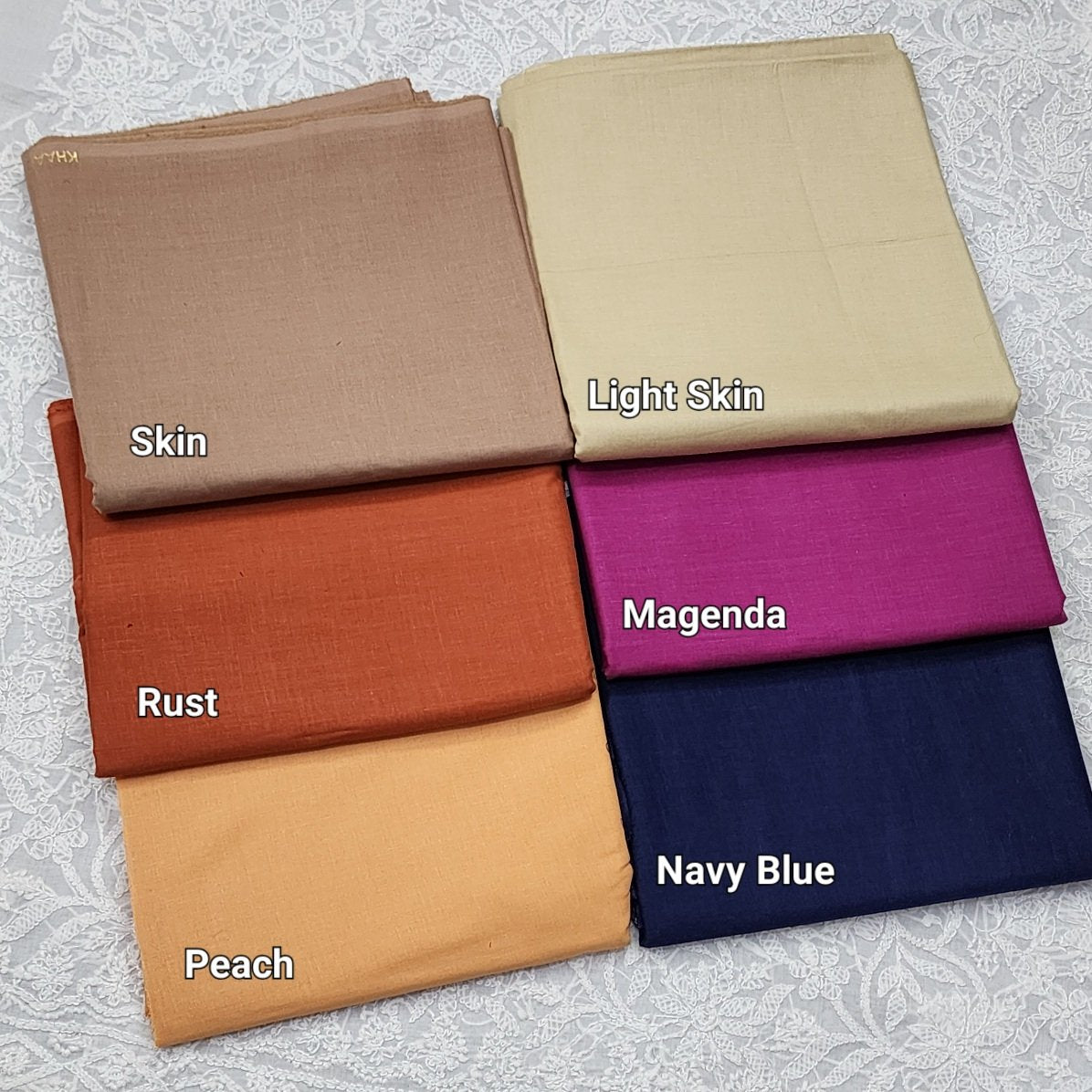 Plain Breeze Cotton 2 PC Suit | 5 Meters | Royal Blue