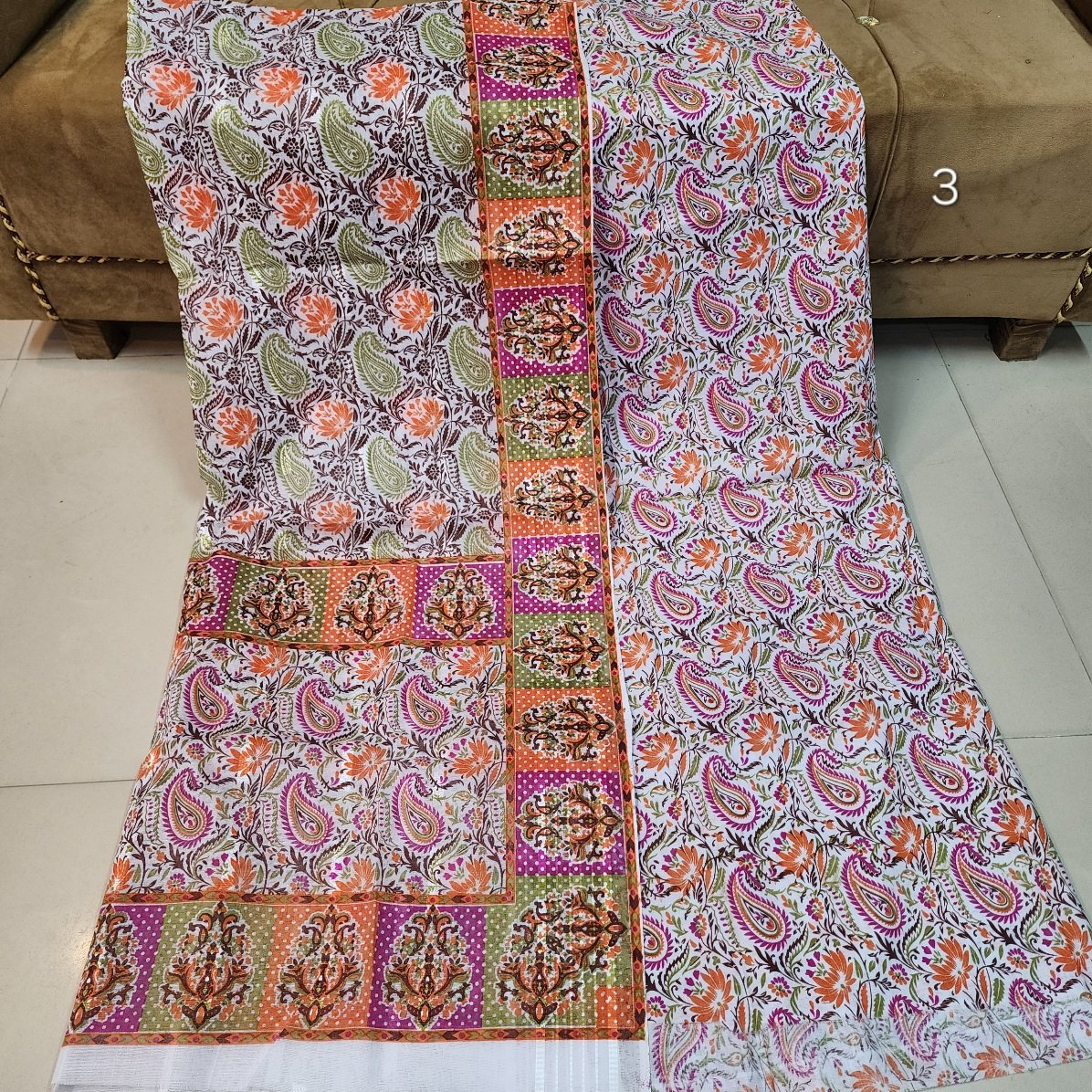Lawn 2 Piece Block Printed Suits