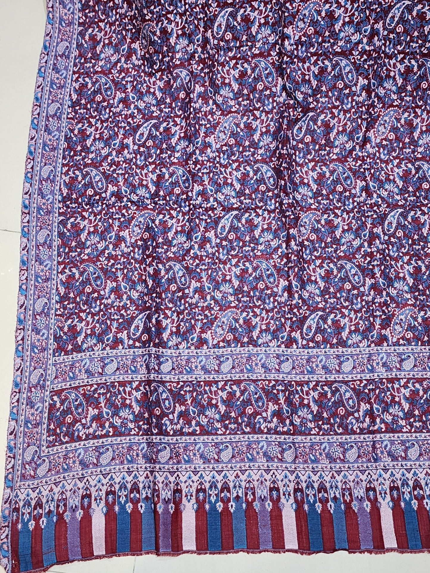 Kani Shawl Weaved Jamawar Toosh Shawl Made in Kashmir Full Size Shawl Perfect Gift