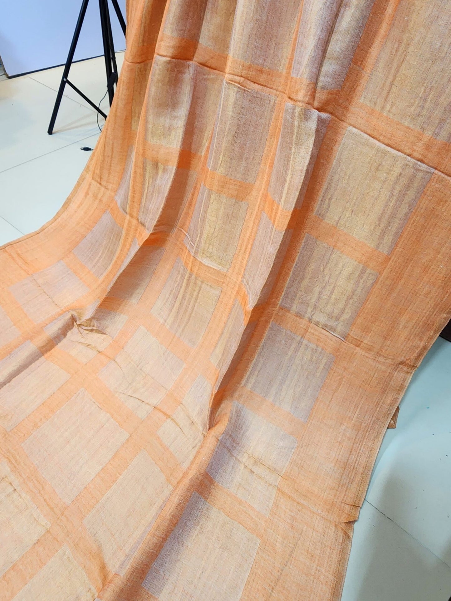 Moonlight Self Toosh Shawl Made in Kashmir Golden Moonlight Perfect Gift For Winters | Peach