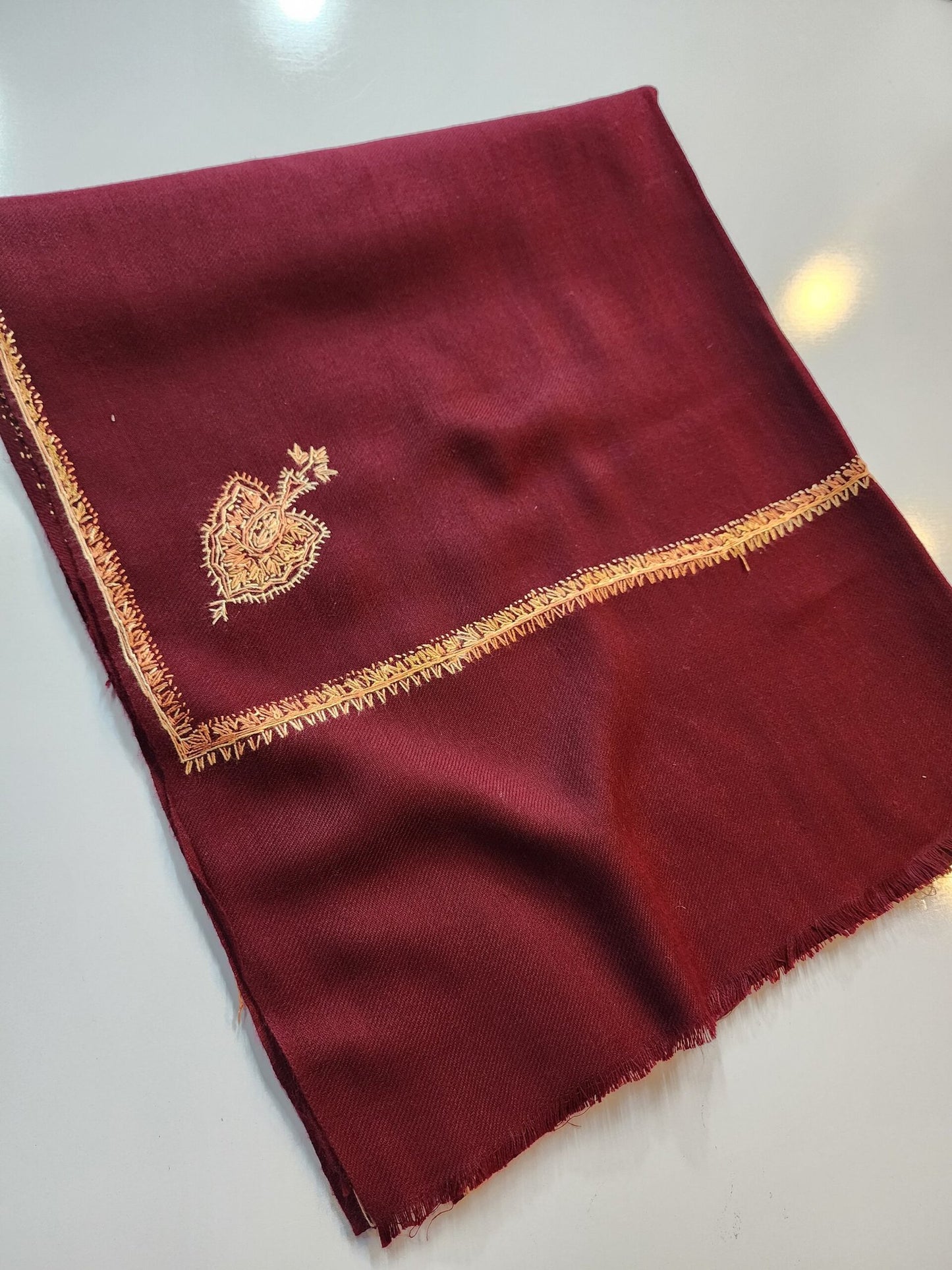 Pashmina Stole | Hand Embroidered Stole in Sale Price Perfect For Gifts 80x28 inches