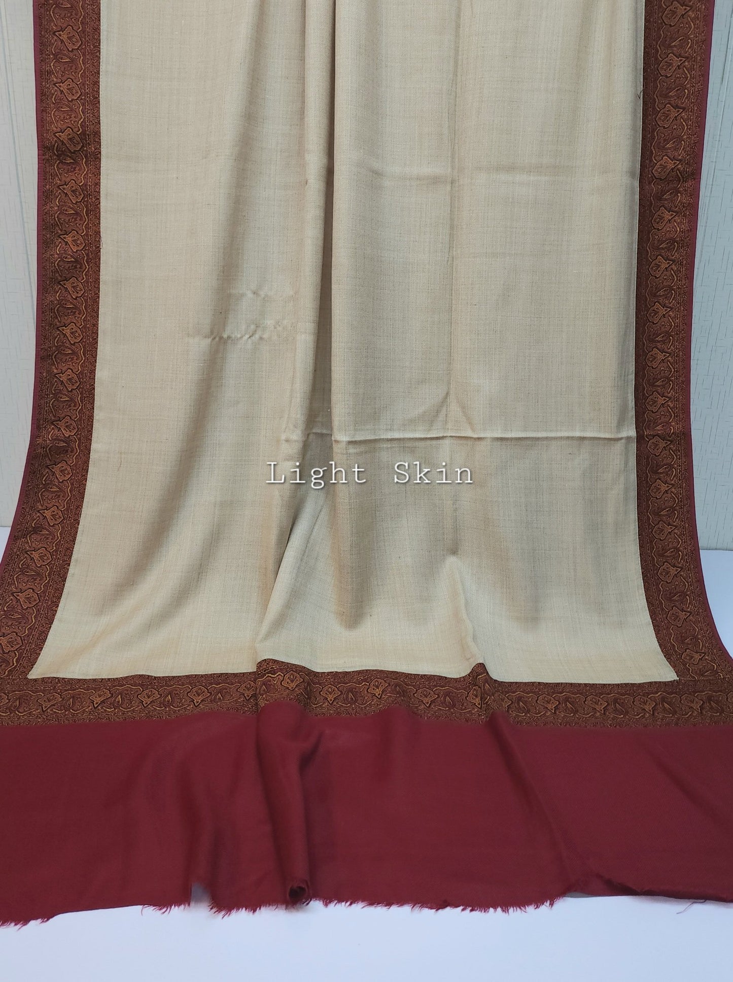 Kani Border Pashmina Shawl | Perfect Gift Item in Sale Price | Skin