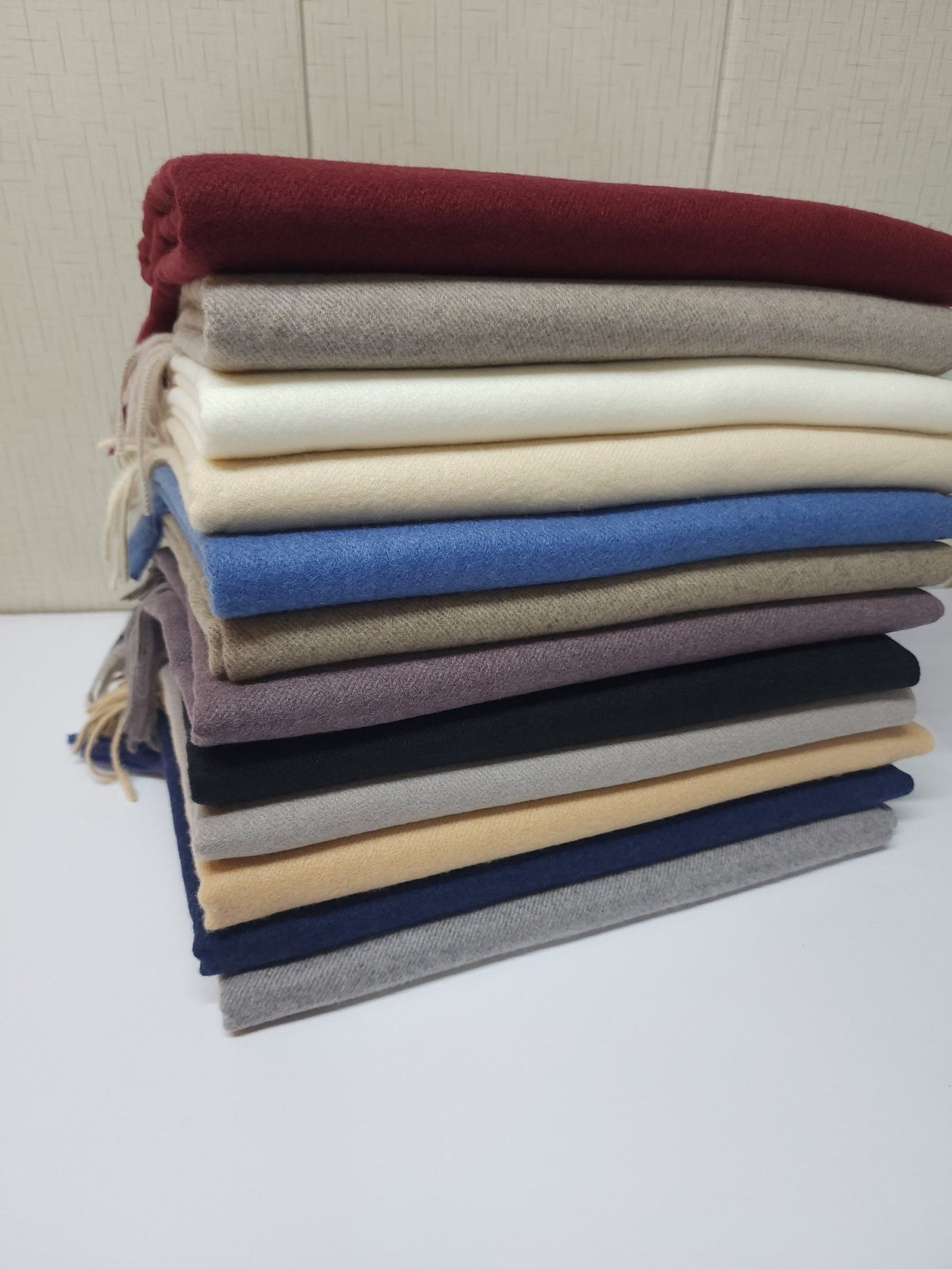 Plain Stole Sky Cashmere Toosh Soft Tassel Stole in Large Size | Perfect Gift