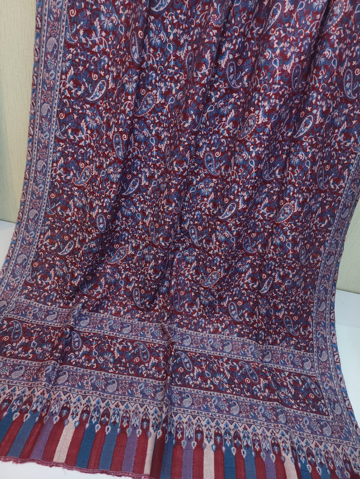 Kani Shawl Weaved Jamawar Toosh Shawl Made in Kashmir Full Size Shawl Perfect Gift