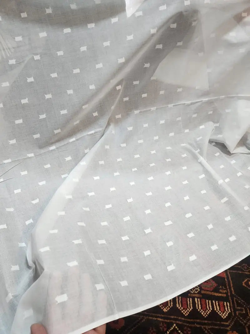 Pure Lawn Broshia Dupatta 2.75 Yards Full Size Dupatta Dyeable