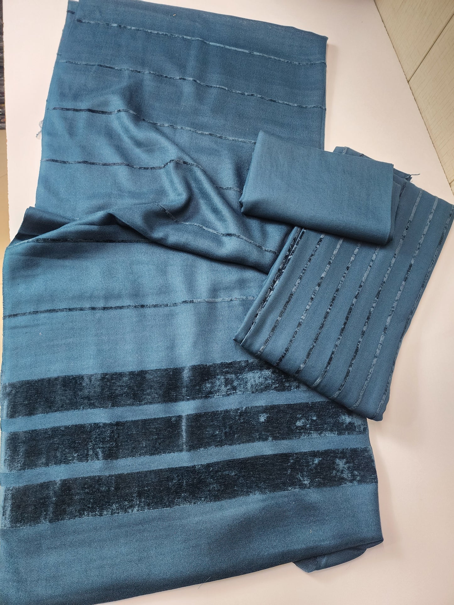 3 Piece Suit | Velvet Lining Marina Suit Allover With Shawl | New Arrival Beautiful Gift | Dark Zinc New