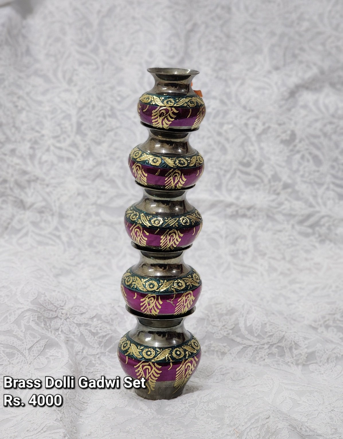 Brass Dolli Gadwi Set Multi (5Pc)