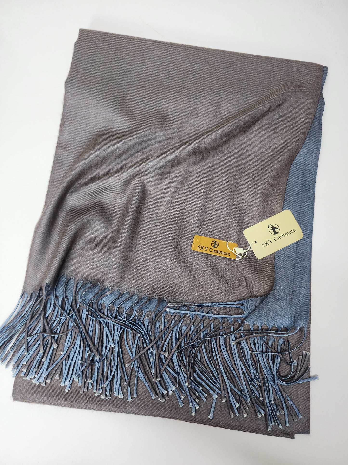 Reversible Pashmina Shawl | Double Side Pure Plain Pashmina Rare Find and Perfect Gift For Winters Sk 3