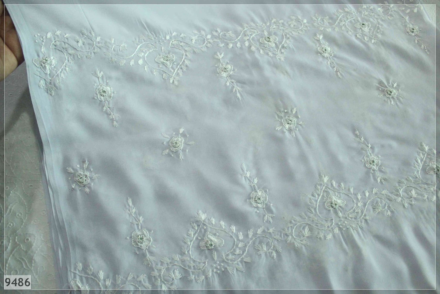 Pure Swiss Lawn Handmade Shawl