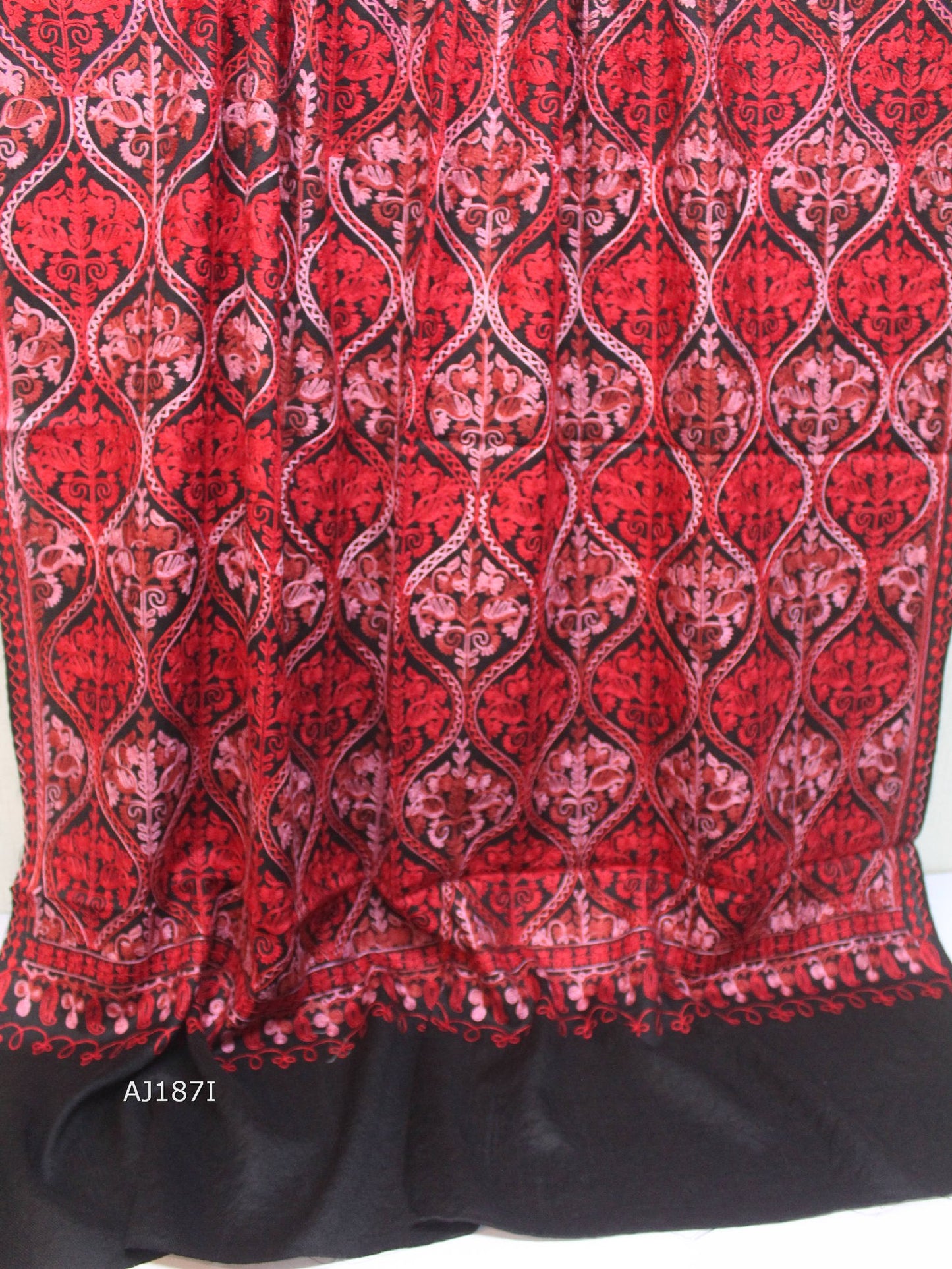 Pashmina Embroidered Shawl | Kashmiri Aar Work Embroidery Perfect Gift in Sale Price