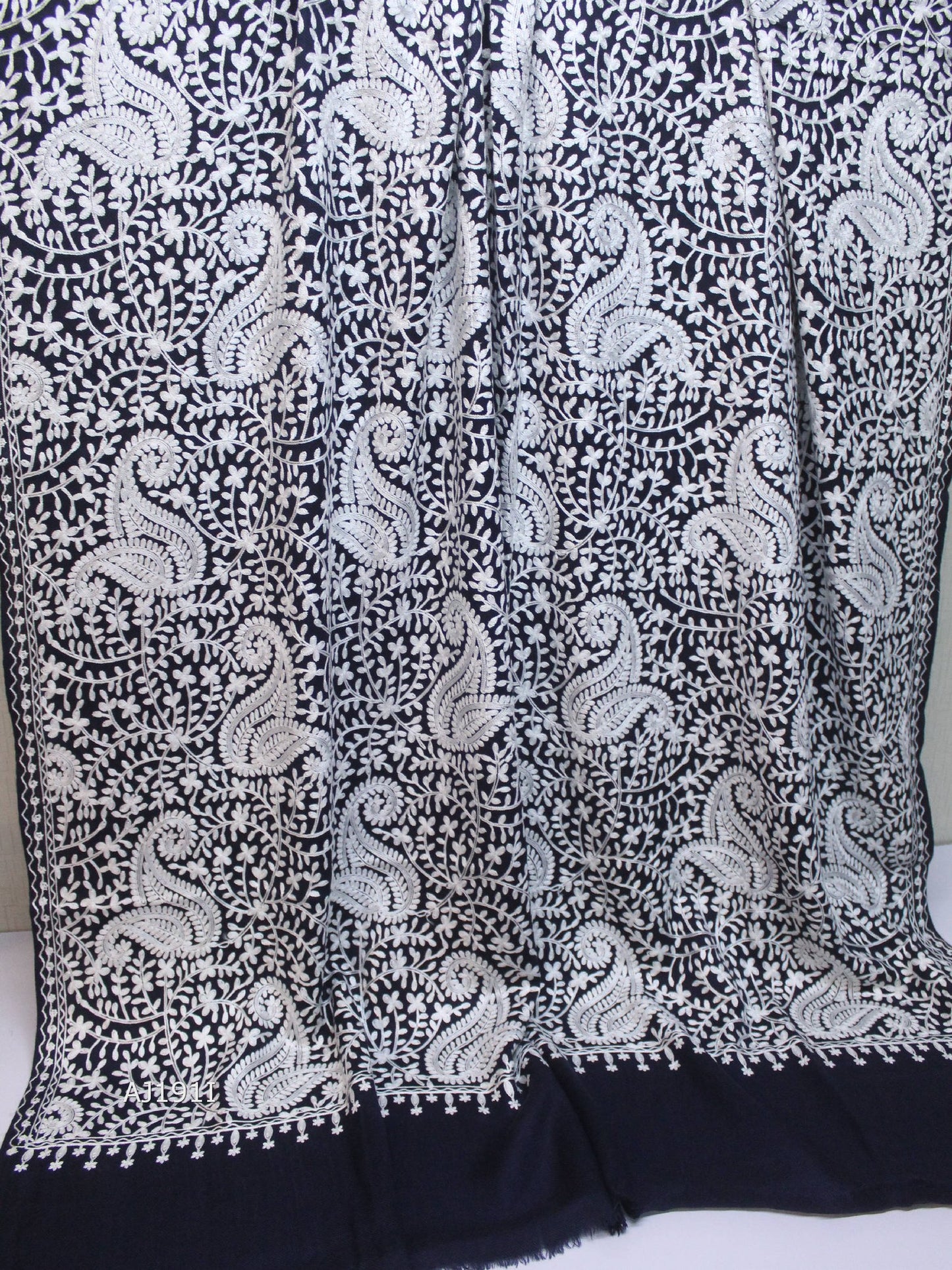 Pashmina Embroidered Shawl | Kashmiri Aar Work Embroidery Perfect Gift in Sale Price