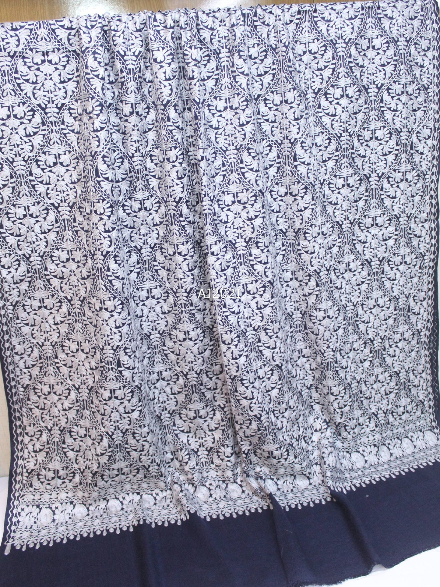 Pashmina Embroidered Shawl | Kashmiri Aar Work Embroidery Perfect Gift in Sale Price