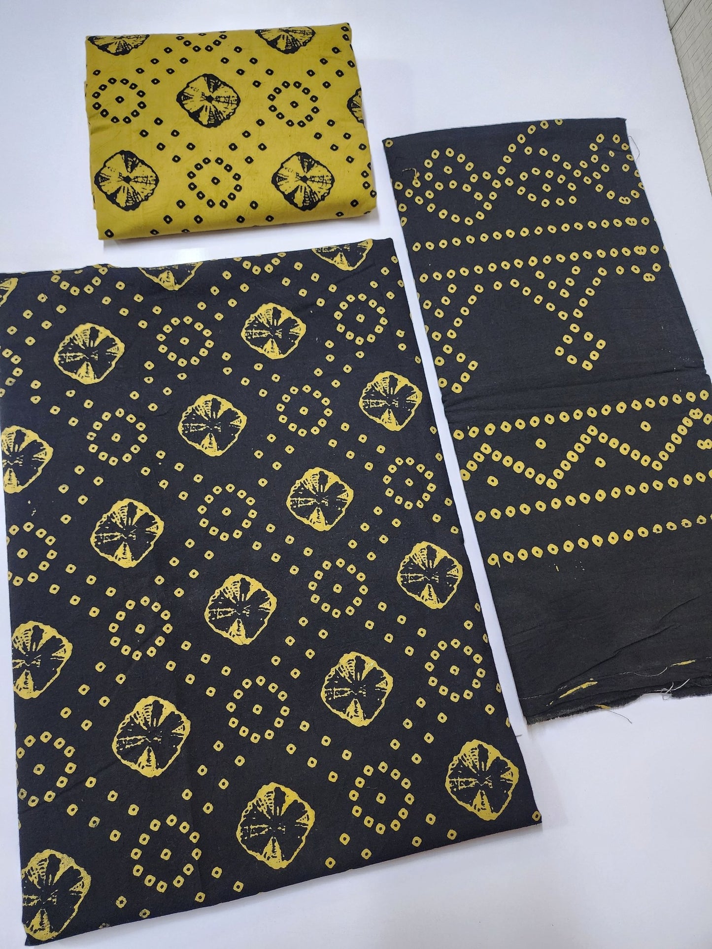 Ajrak Cotton Block Printed 3 Piece Unstitched Suit 25% OFF