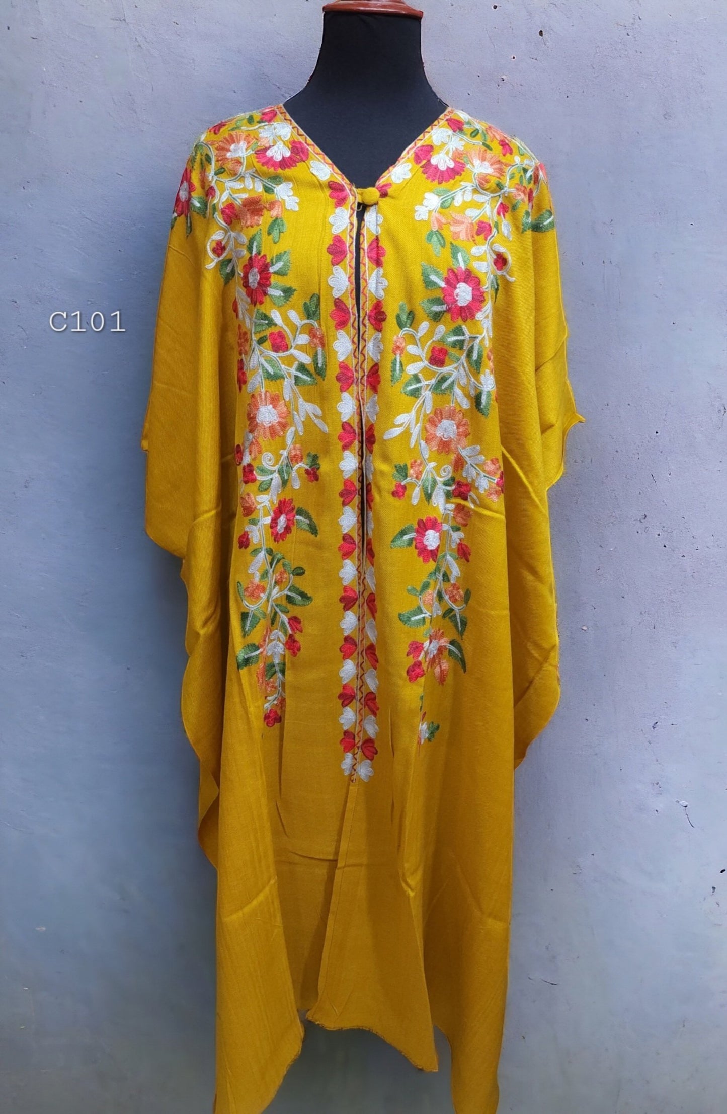Cape Shawl | Pashmina Embroidered Cape Shawls Perfect for Gift