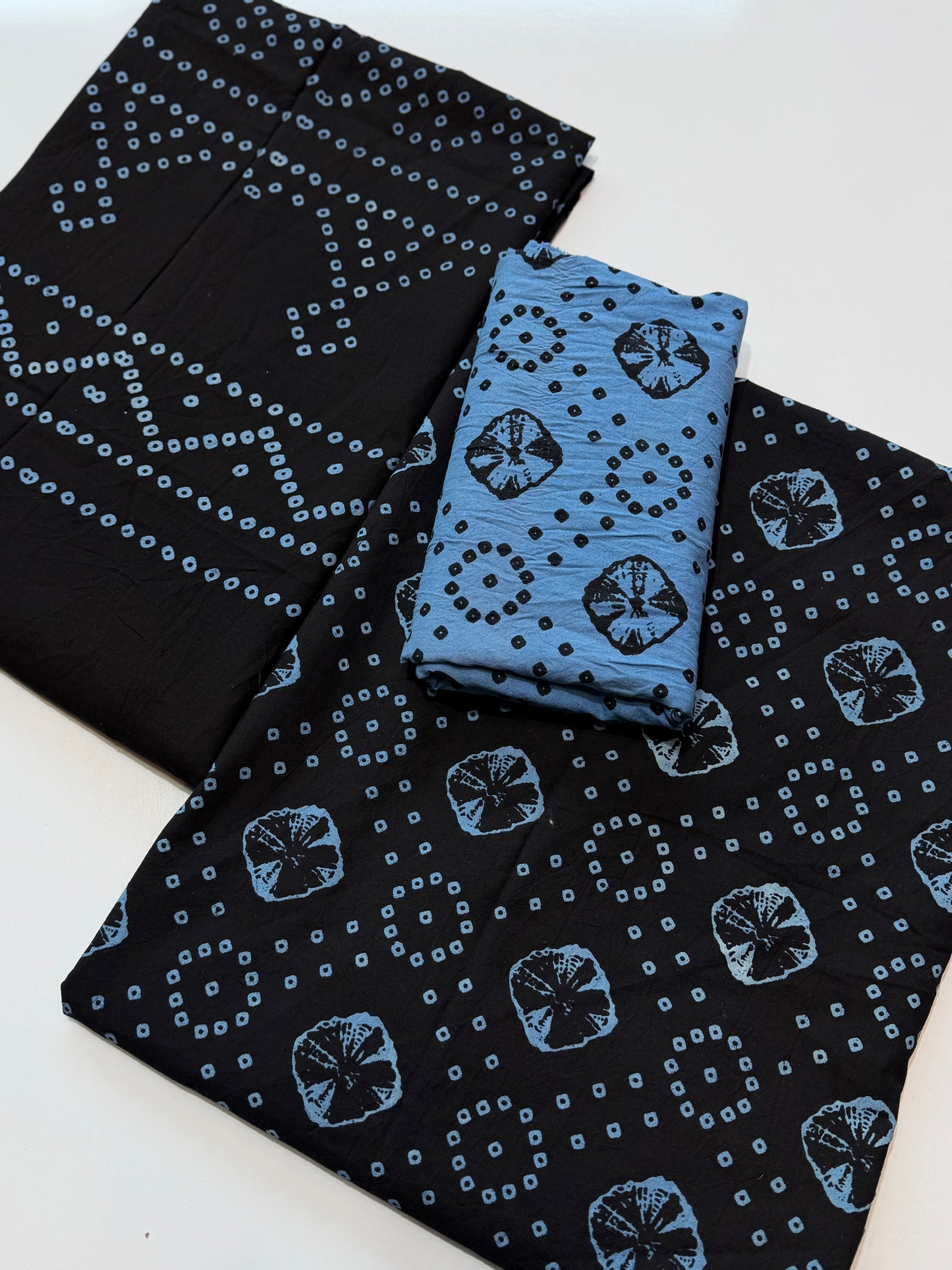 Ajrak Cotton Block Printed 3 Piece Unstitched Suit 25% OFF