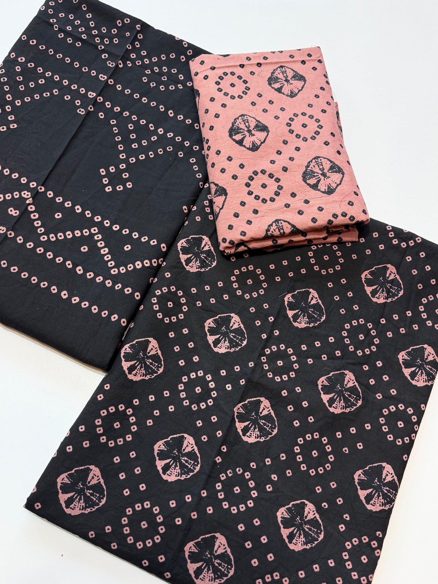 Ajrak Cotton Block Printed 3 Piece Unstitched Suit 25% OFF
