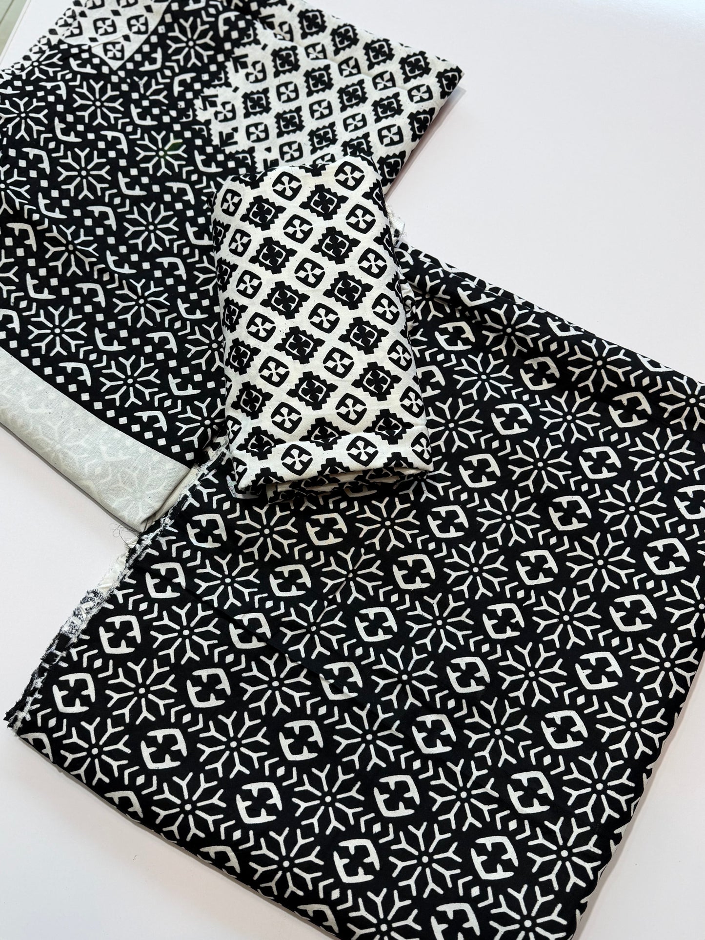 Ajrak Cotton 3 Piece Unstitched Suit 25% OFF