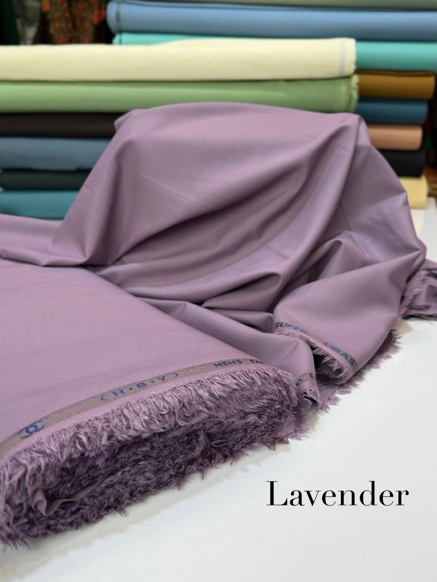 Gents Soft Finish Wash n Wear Suit Mid Season | Lavender