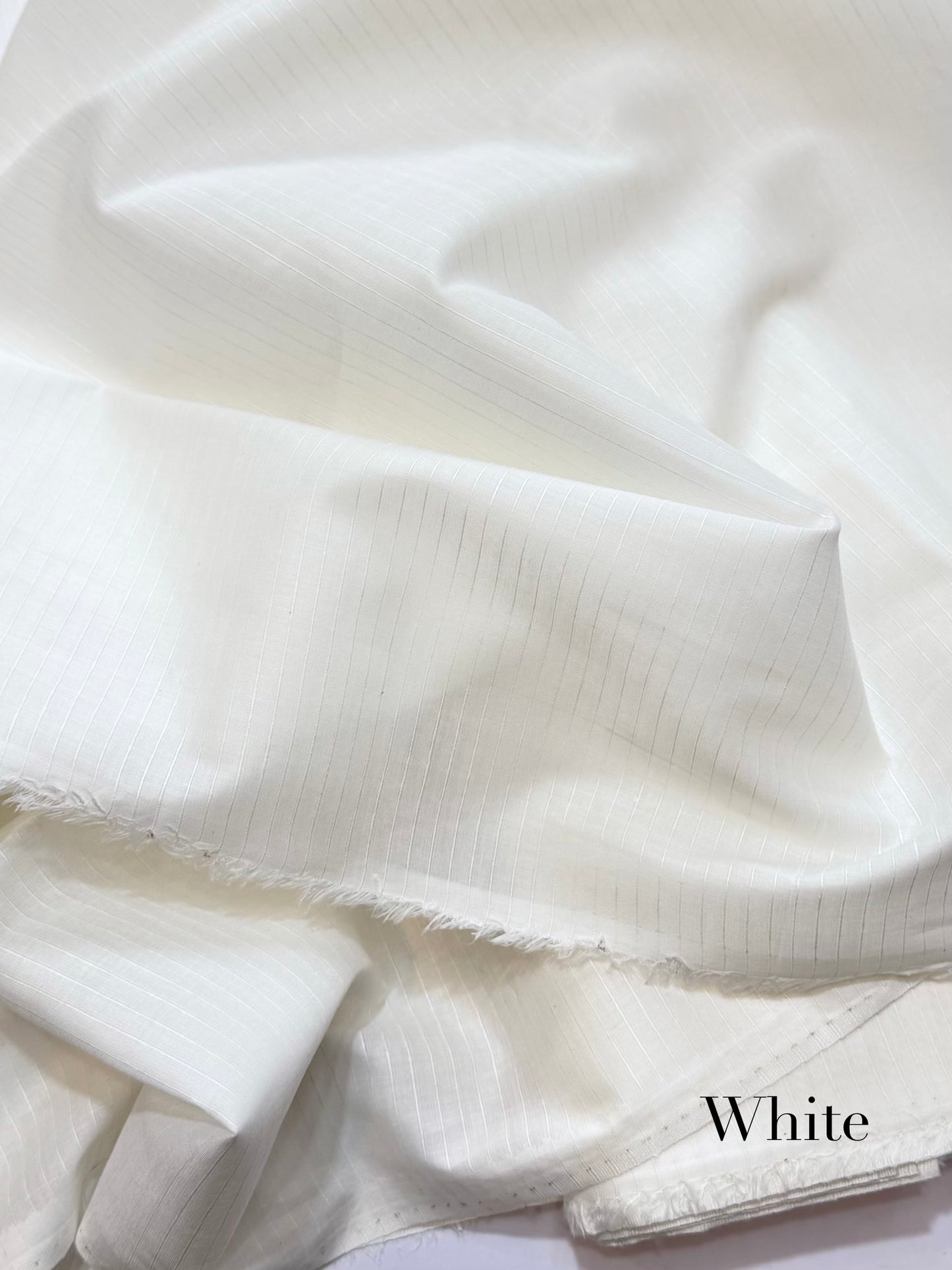 Plain Doria Lawn 2 Piece Suit 5 Meters | White