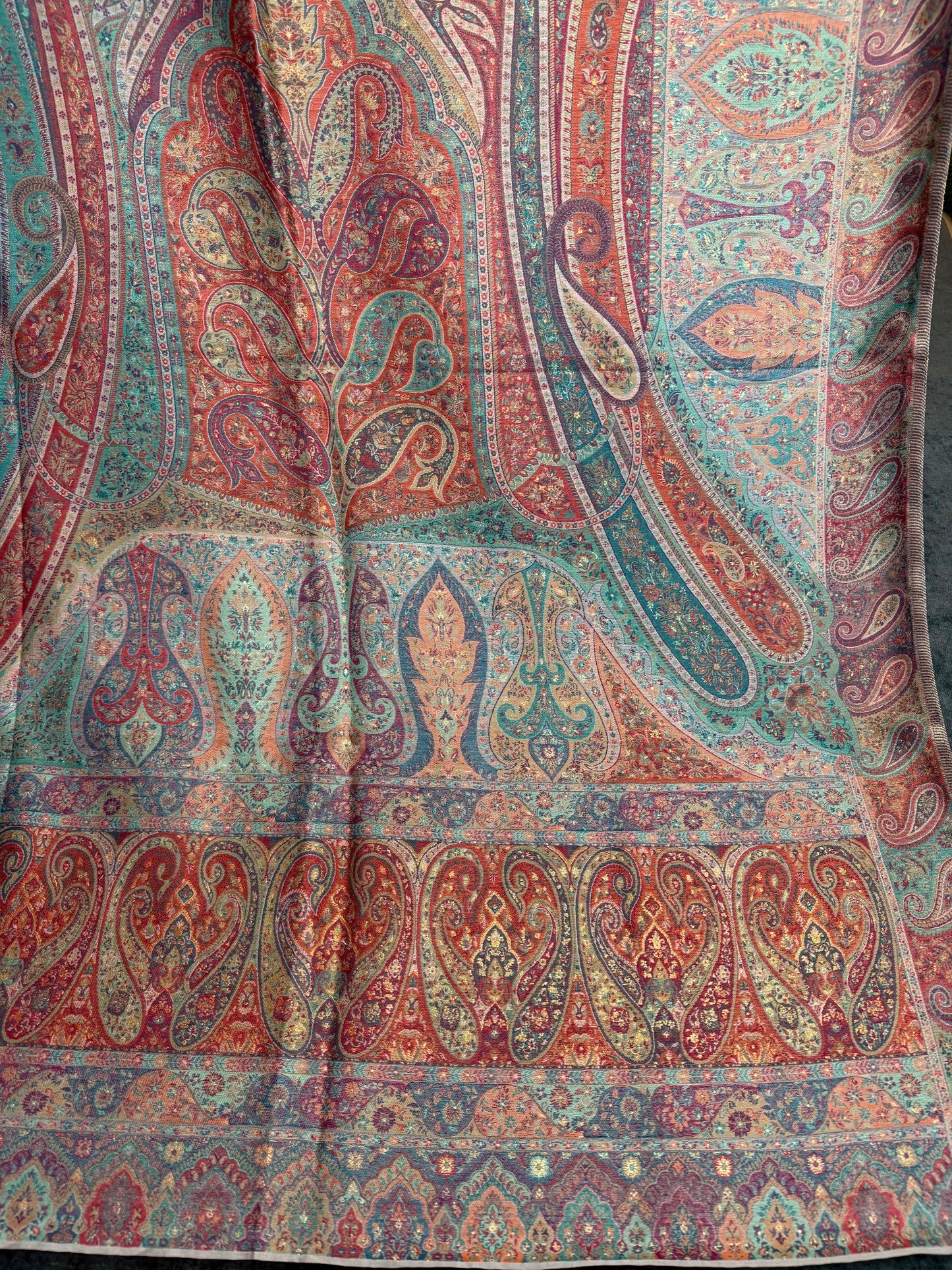 Luxury Kani Silk Shawl, Wedding Wrap Perfect Gift Made in Kashmir