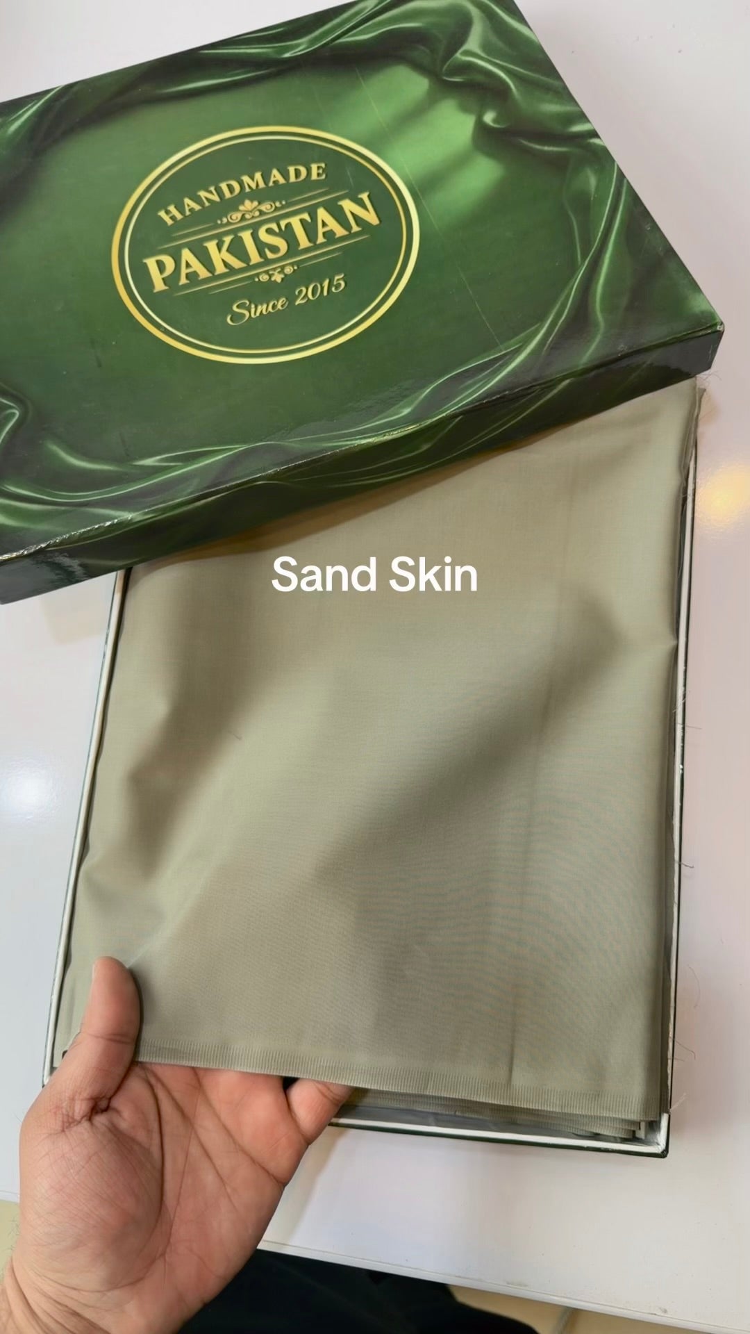 Gents Cotton Suit | Plain Supreme Cotton Burewala Suit | Sand Skin