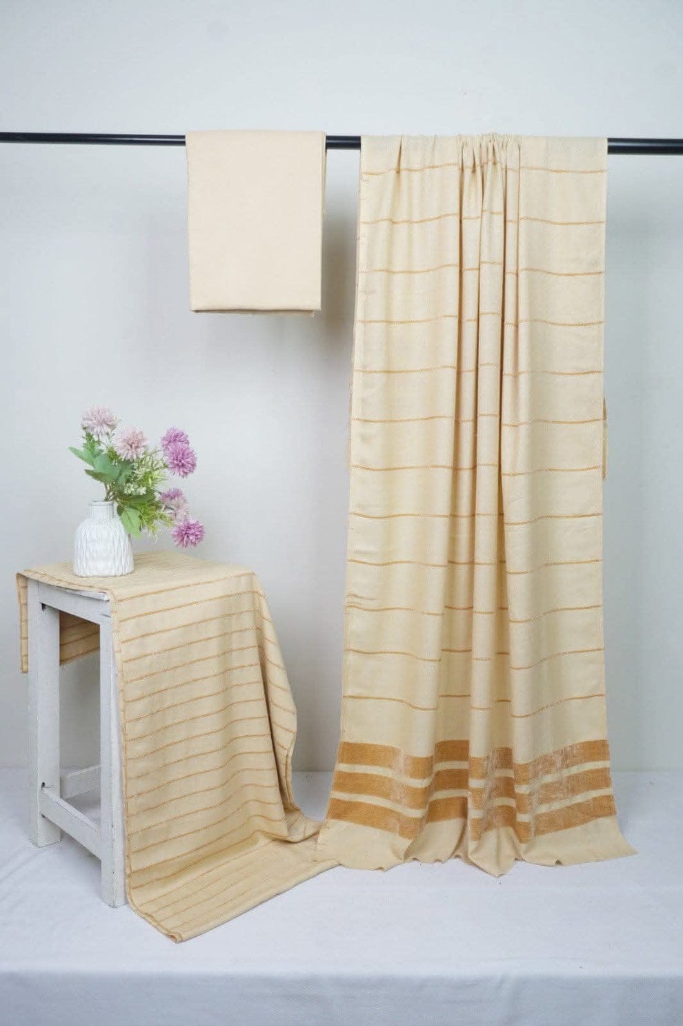 3 Piece Suit | Velvet Lining Marina Suit Allover With Shawl | New Arrival Beautiful Gift | Skin
