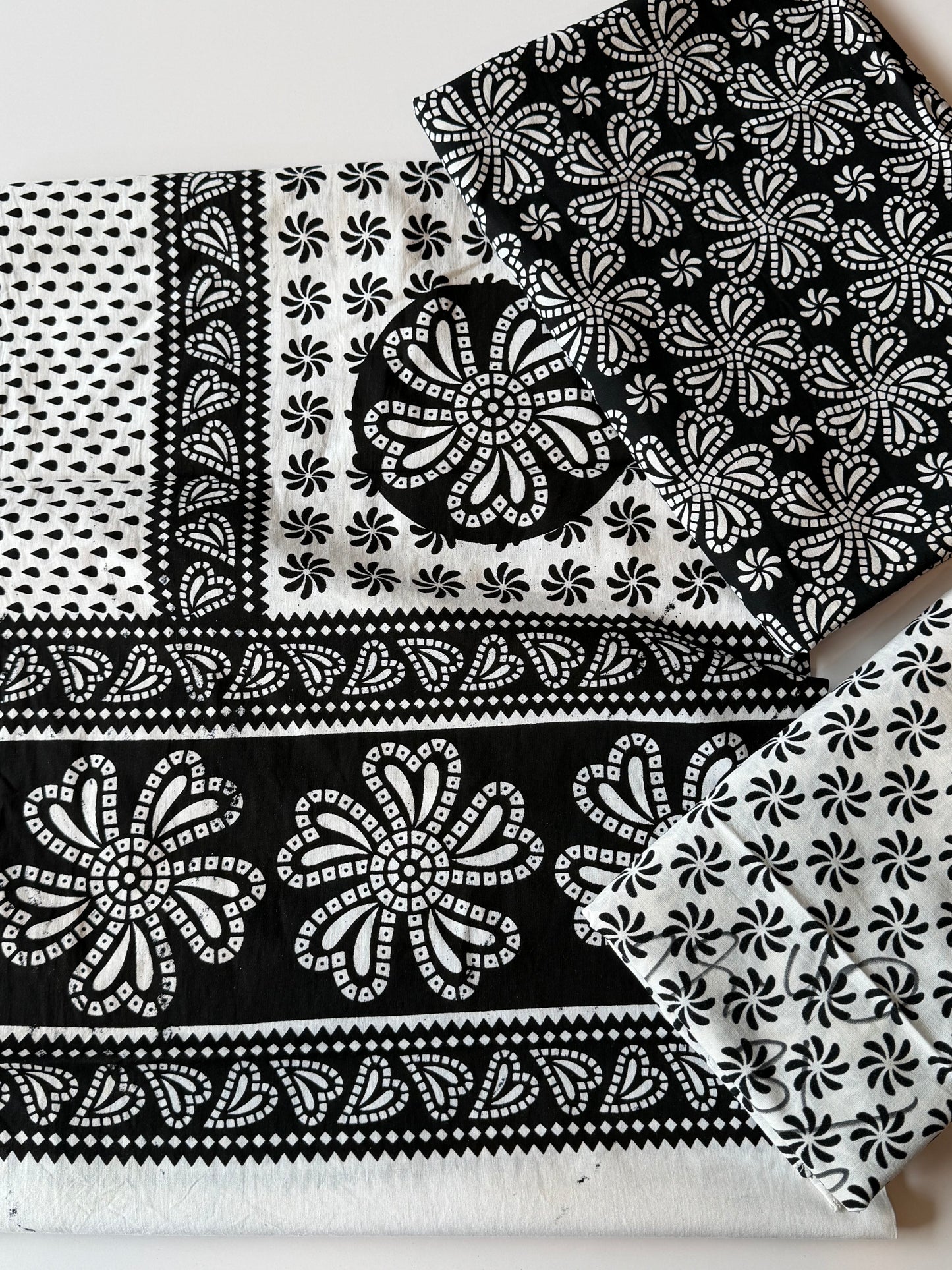 Ajrak Cotton Block Printed 3 Piece Unstitched Suit 25% OFF