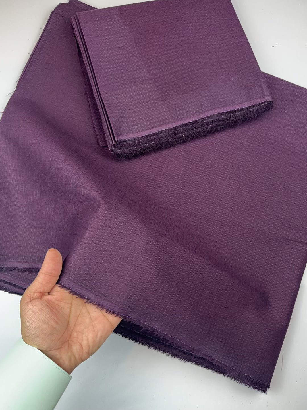 Plain Doria Lawn 2 Piece Suit 5 Meters | Dark Purple