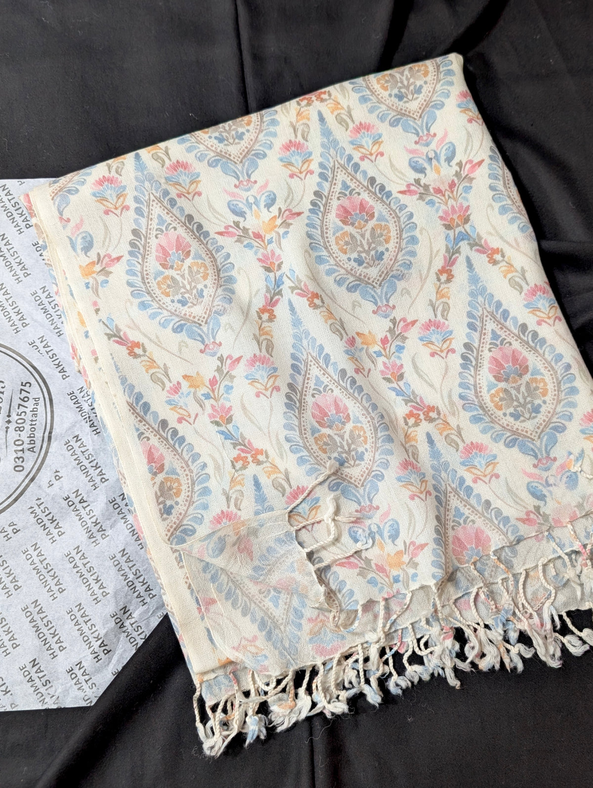 Printed Wool Pashmina Shawl | Soft and Fine Shawl Very Lightweight