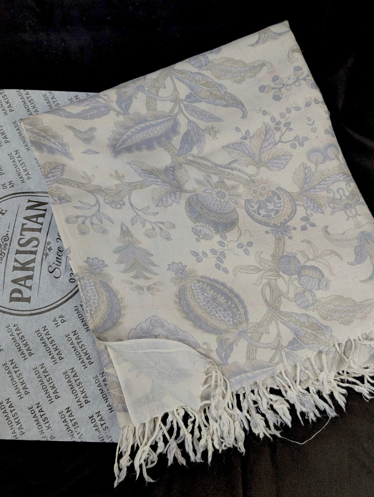 Printed Wool Pashmina Shawl | Soft and Fine Shawl Very Lightweight