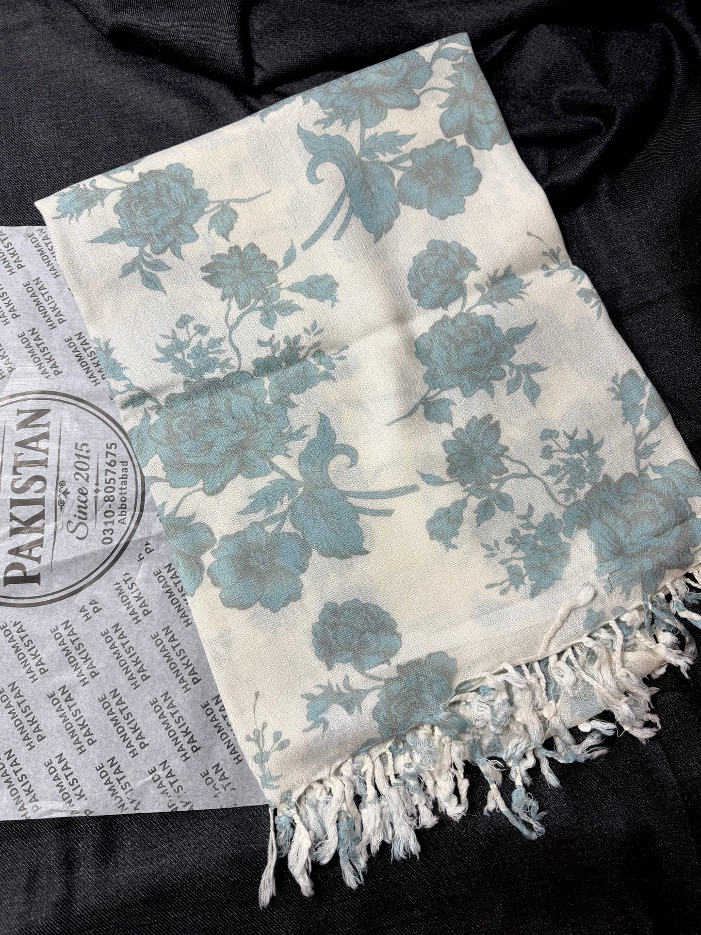 Printed Wool Pashmina Shawl | Soft and Fine Shawl Very Lightweight