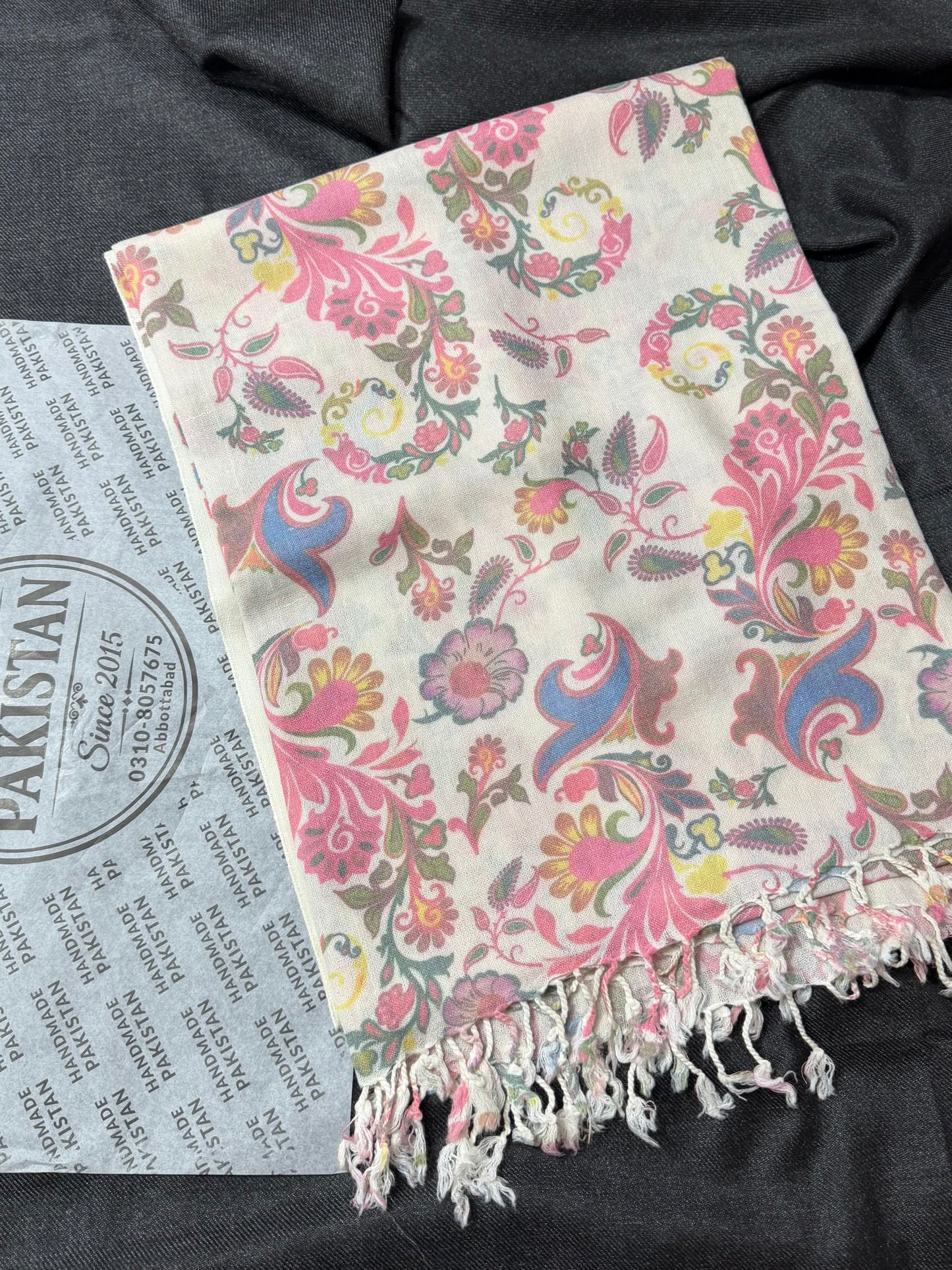 Printed Wool Pashmina Shawl | Soft and Fine Shawl Very Lightweight