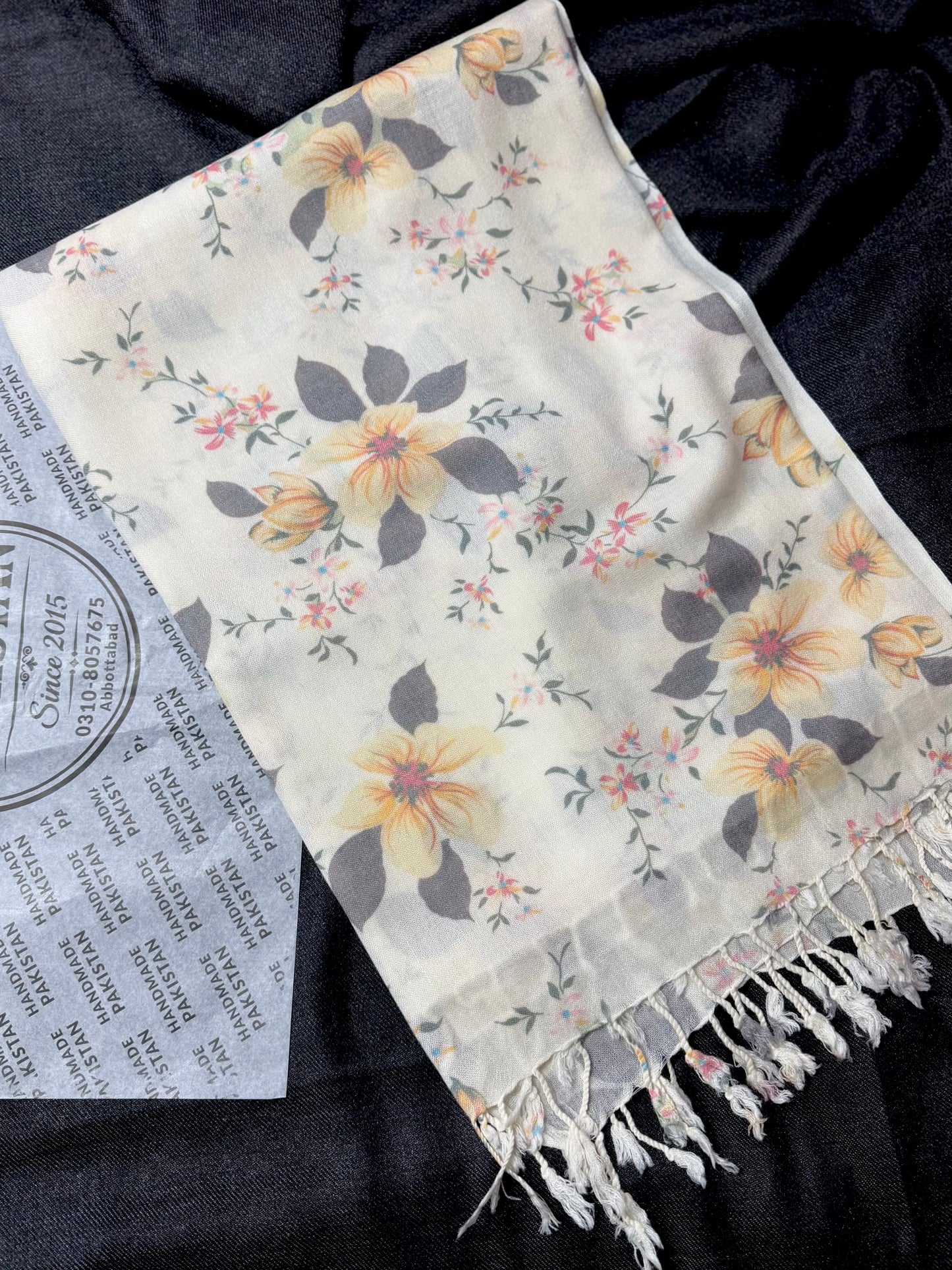 Printed Wool Pashmina Shawl | Soft and Fine Shawl Very Lightweight