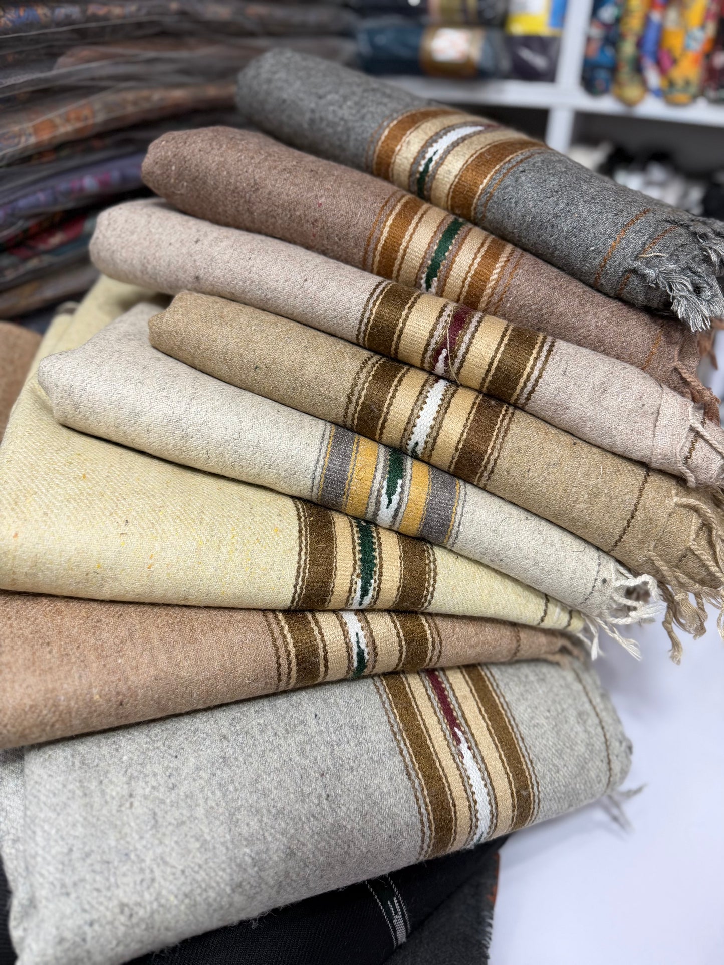 Gents Shawl Thick Wool | Pure, Fine and Soft Wool Islampur Swat Khaddi Made Shawl Perfect Gift | Brown