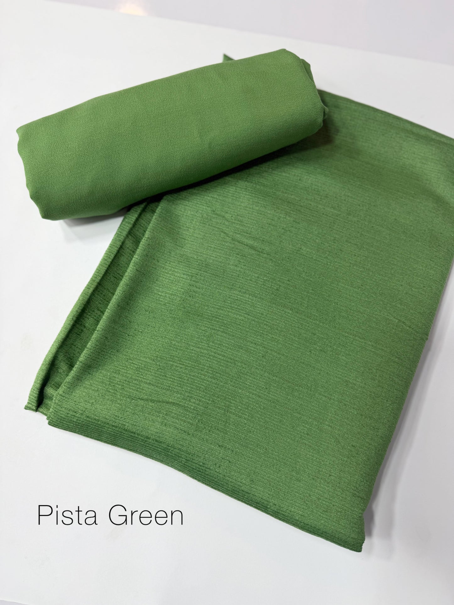 Marina Khaddi Made Velvet Lining Suit | 2 Piece 5 Meters Suit Perfect Gift | Pista Green