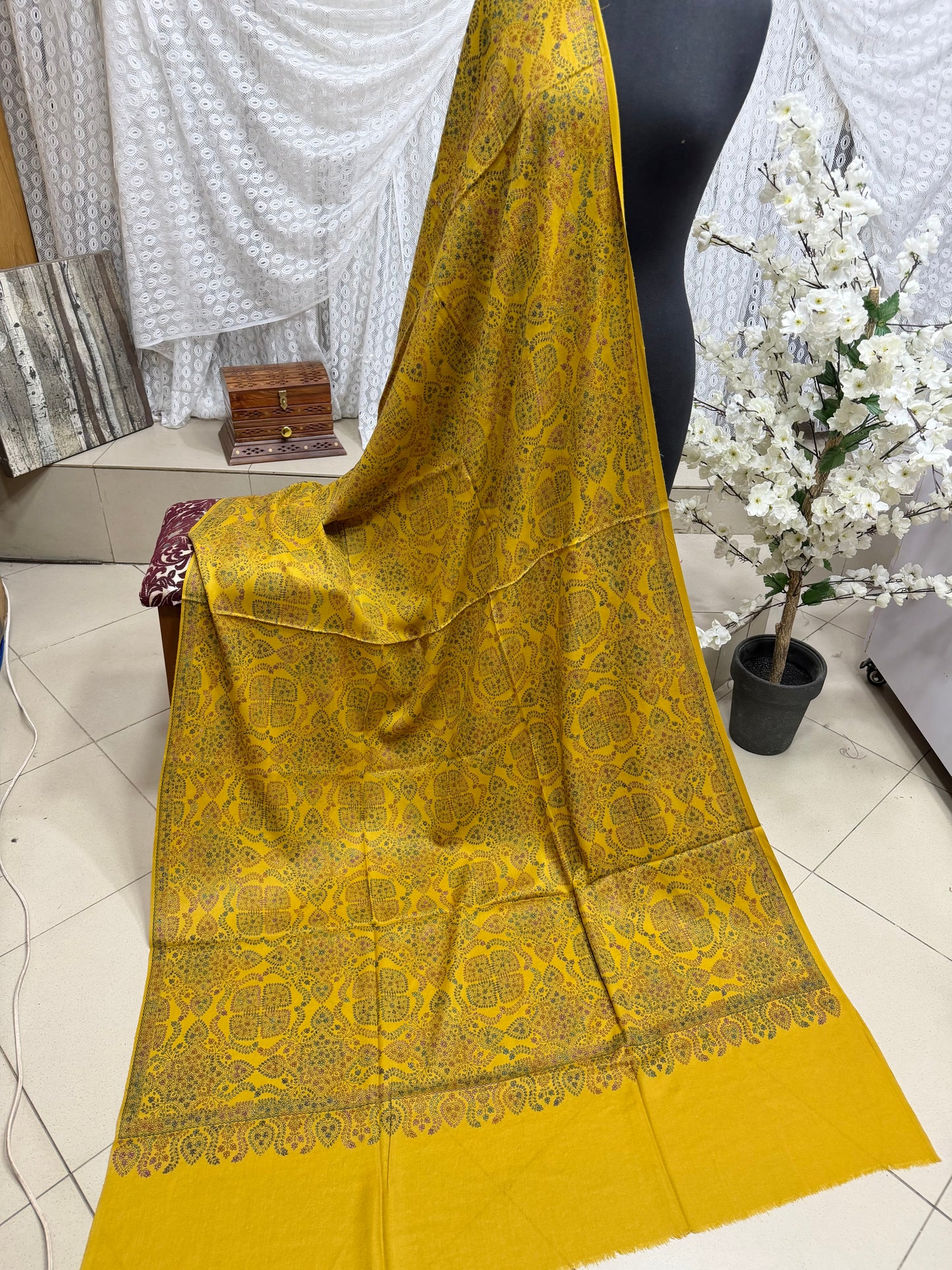 2 Piece Chikankari Lawn Suit Blue