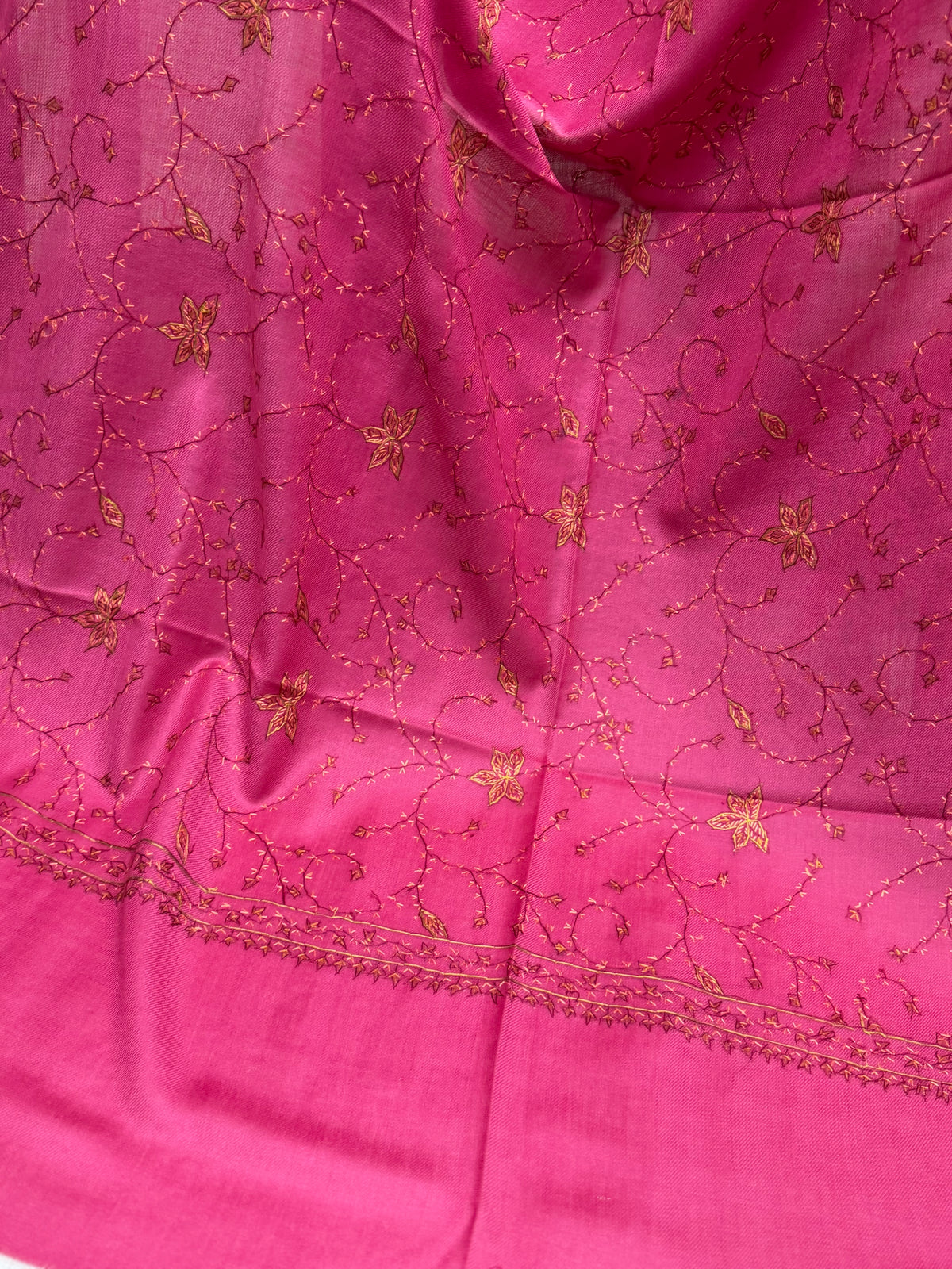 Pashmina Handmade Full Embroidered Souzni Shawl Beautiful New Design 2025 Collection Made in Kashmir