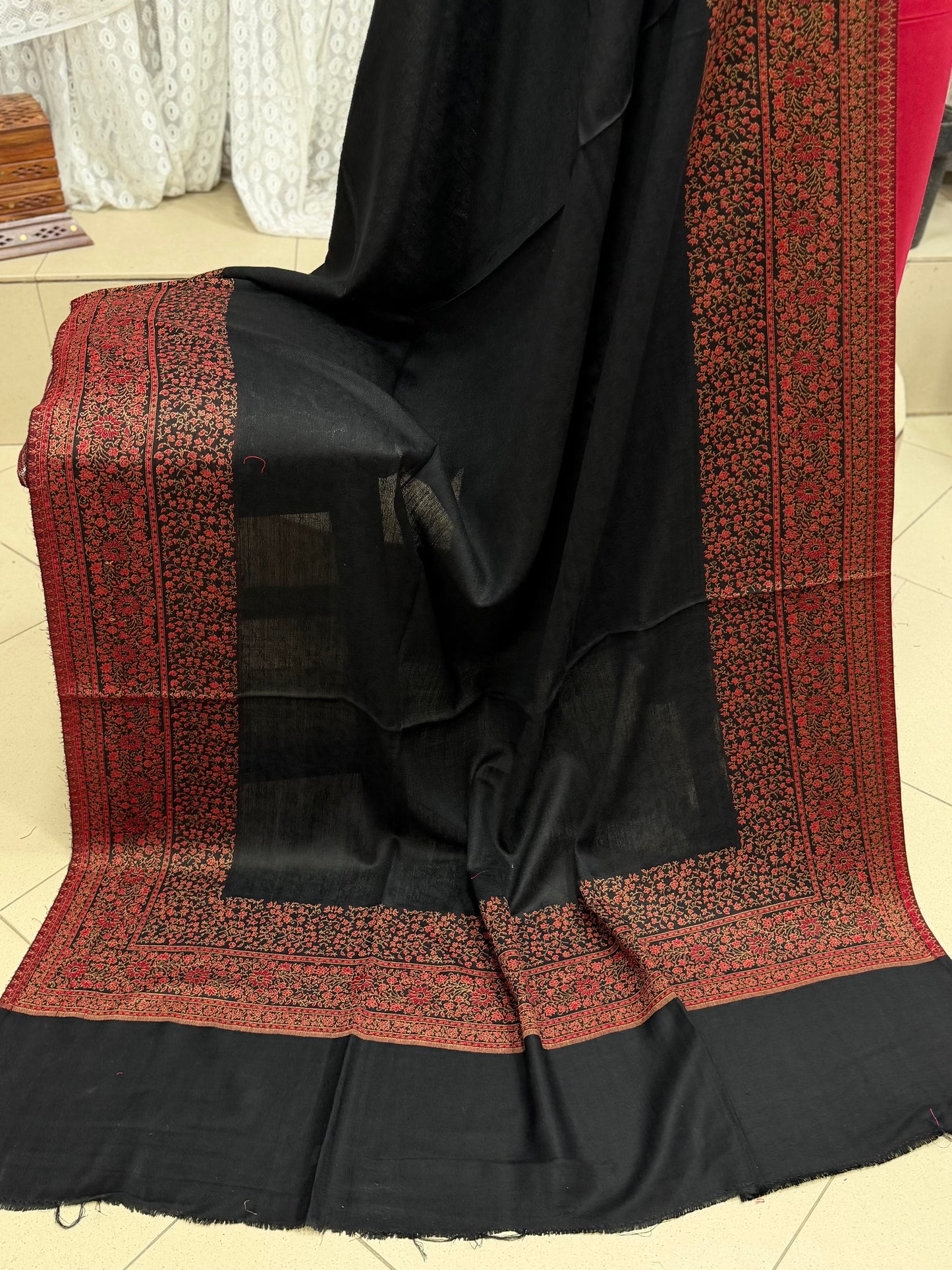 3 Piece Kani Shawl Suit | Plain Marina Suit With Kani Pashmina Shawl Perfect Gift