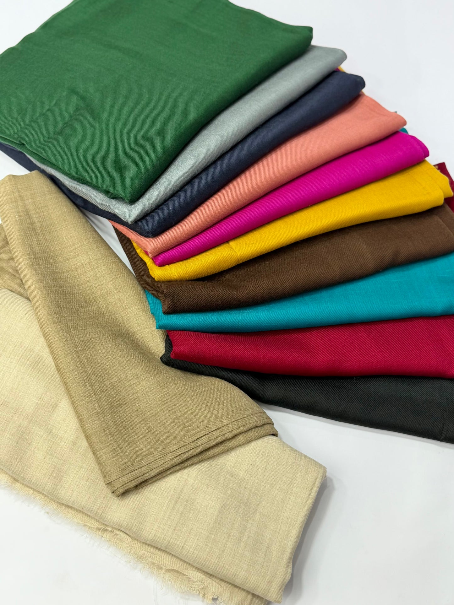 Plain Pashmina Shawl Soft and Lightweight No 1 Best Selling Shawl | Dark Green