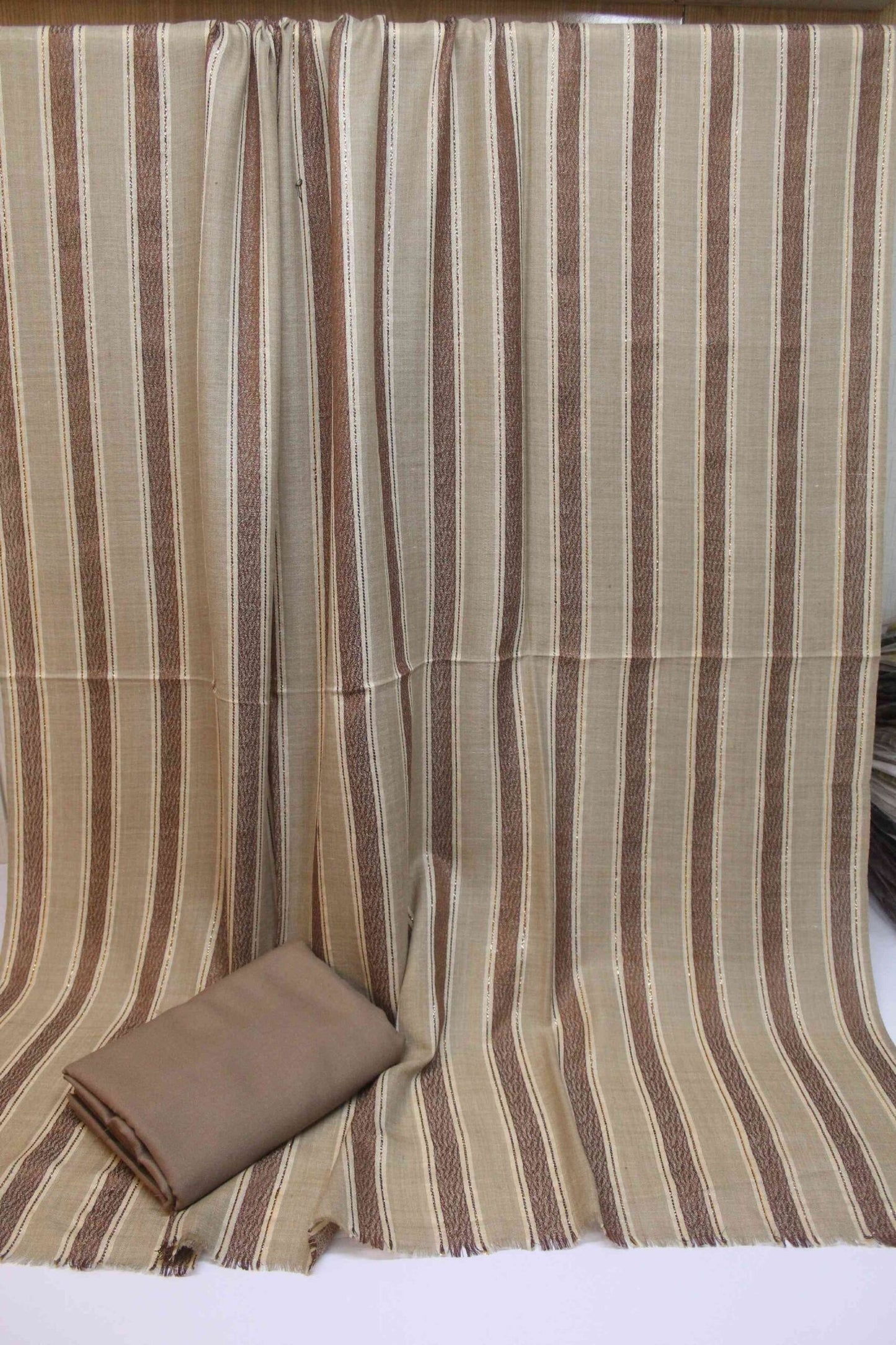 3 Piece Suit | Plain Marina Suit With Pashmina Lining Shawl Perfect Gift Great Price