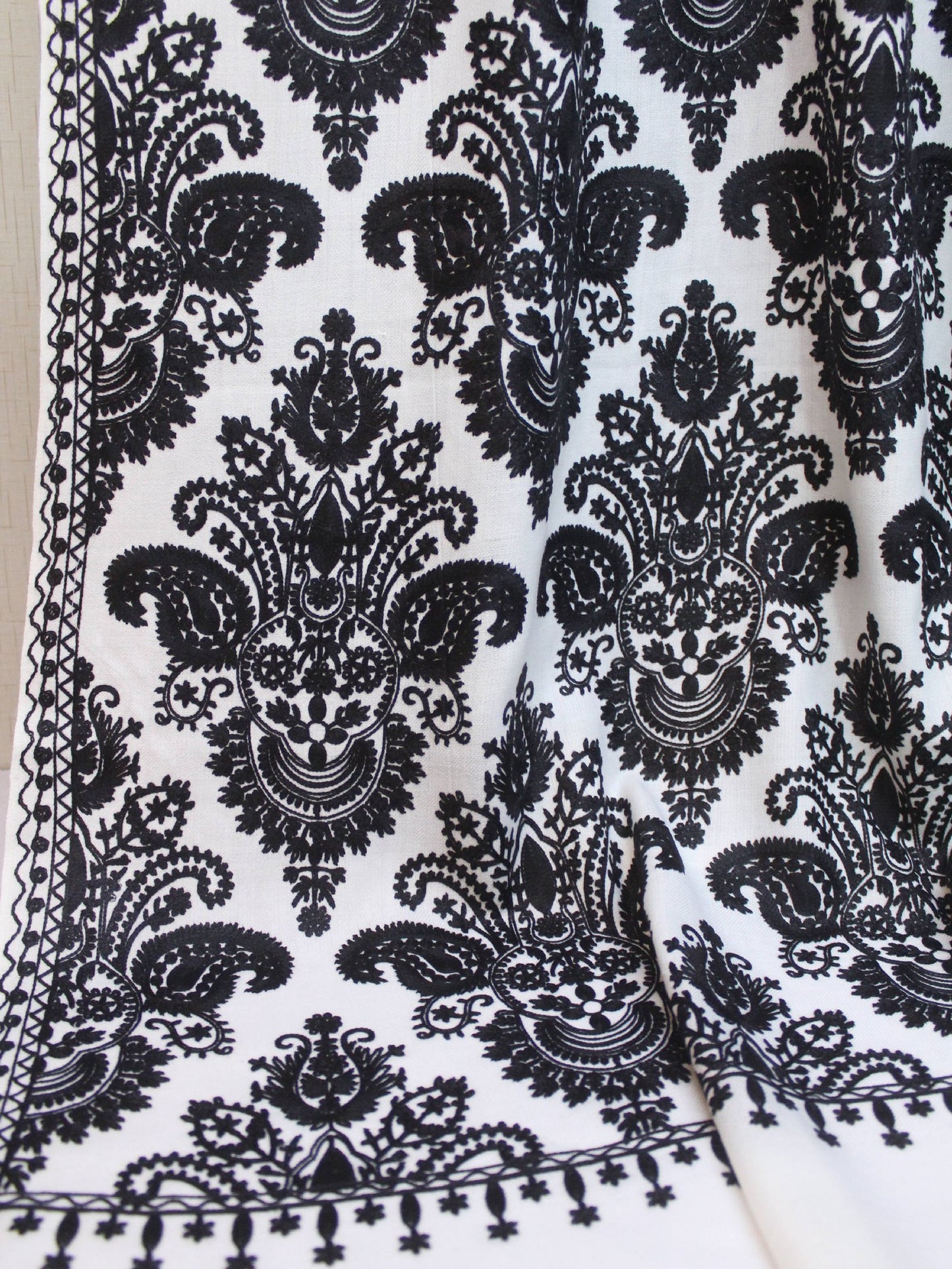 Pashmina Embroidered Shawl | Kashmiri Aar Work Embroidery Perfect Gift in Sale Price