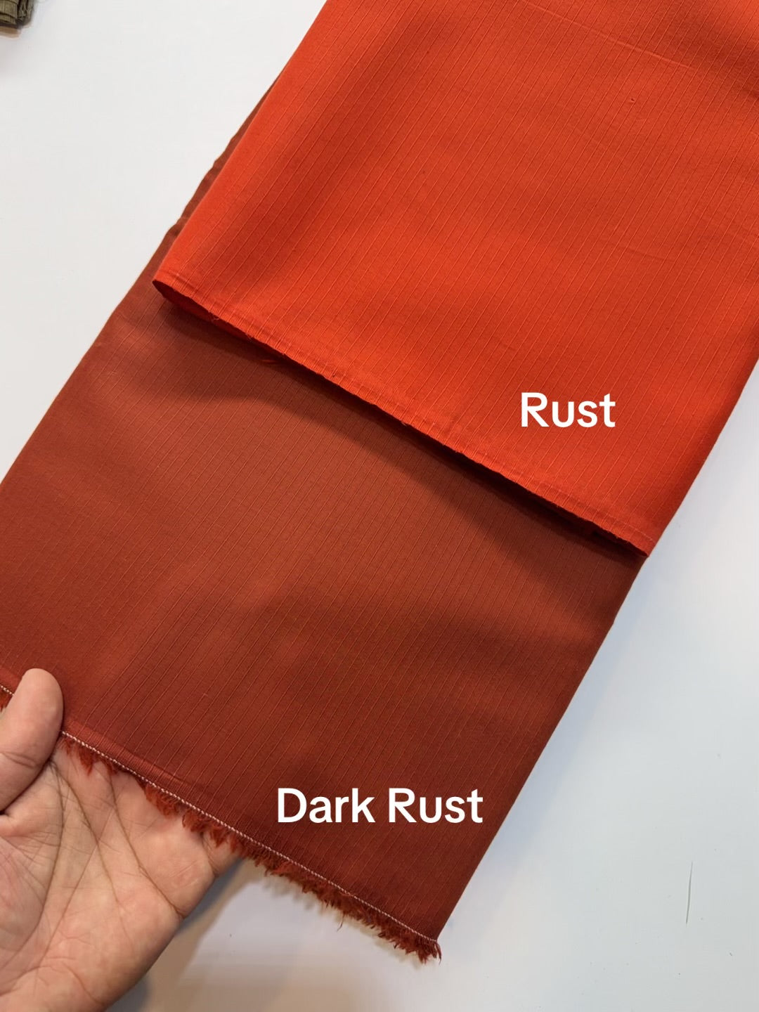 Plain Doria Lawn 2 Piece Suit 5 Meters | Dark Rust