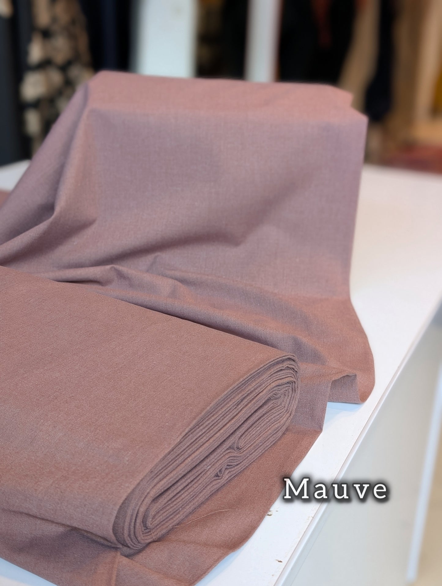 Gents Winter Suit - Wool - Premium Quality Plain Suit | Mauve