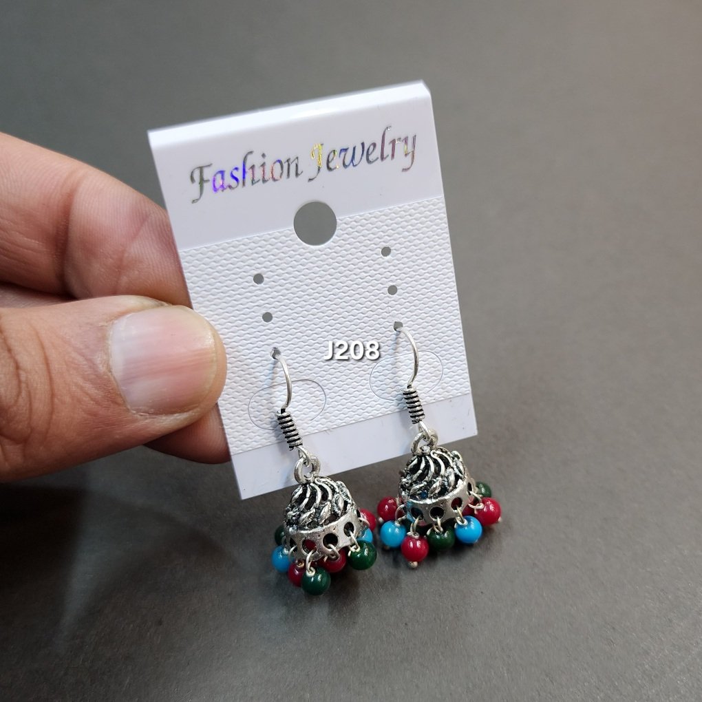 Small Jhumky Metal Earrings